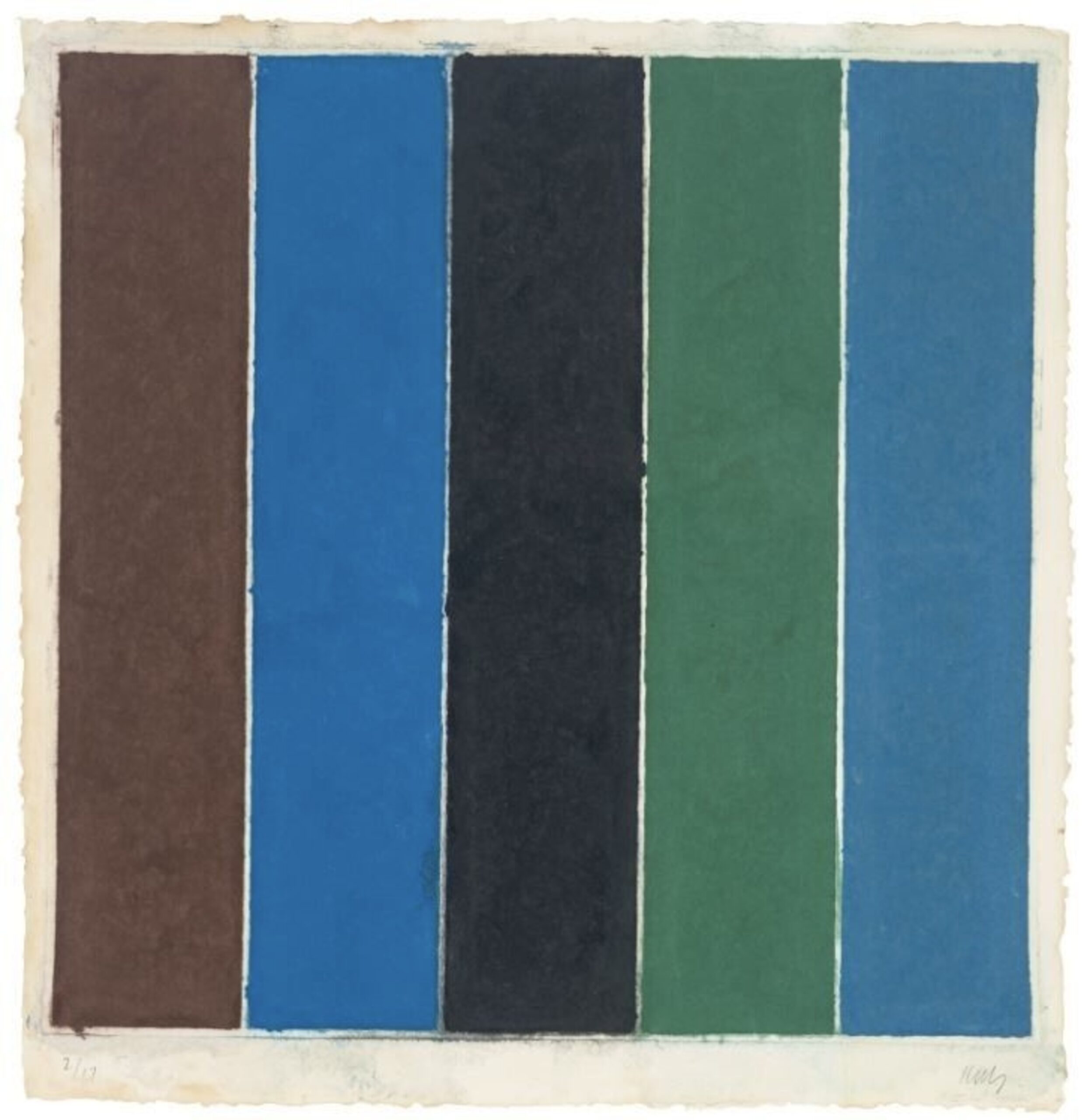 Colored Paper Image XIX by Ellsworth Kelly