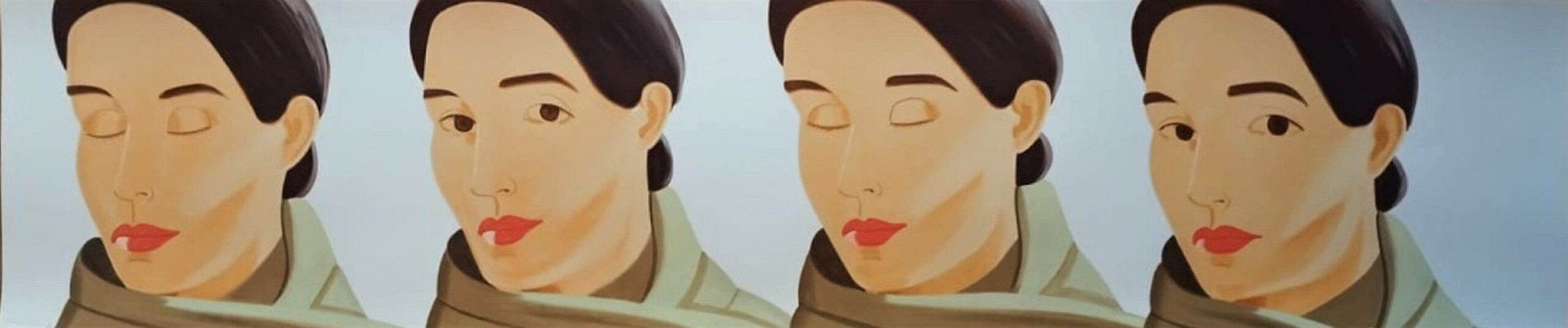 Eyes Open Eyes Closed by Alex Katz