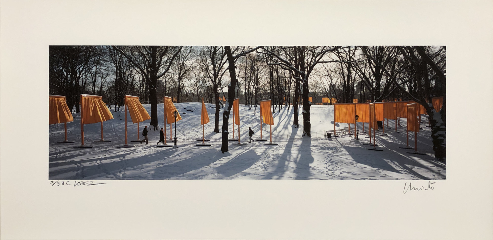 The Gates längs und quer M2 by Christo