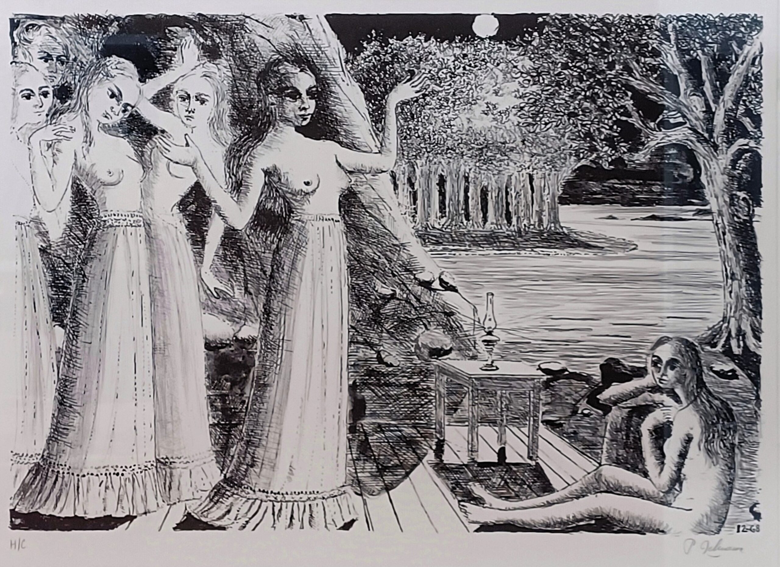 Le Bout du monde by Paul Delvaux