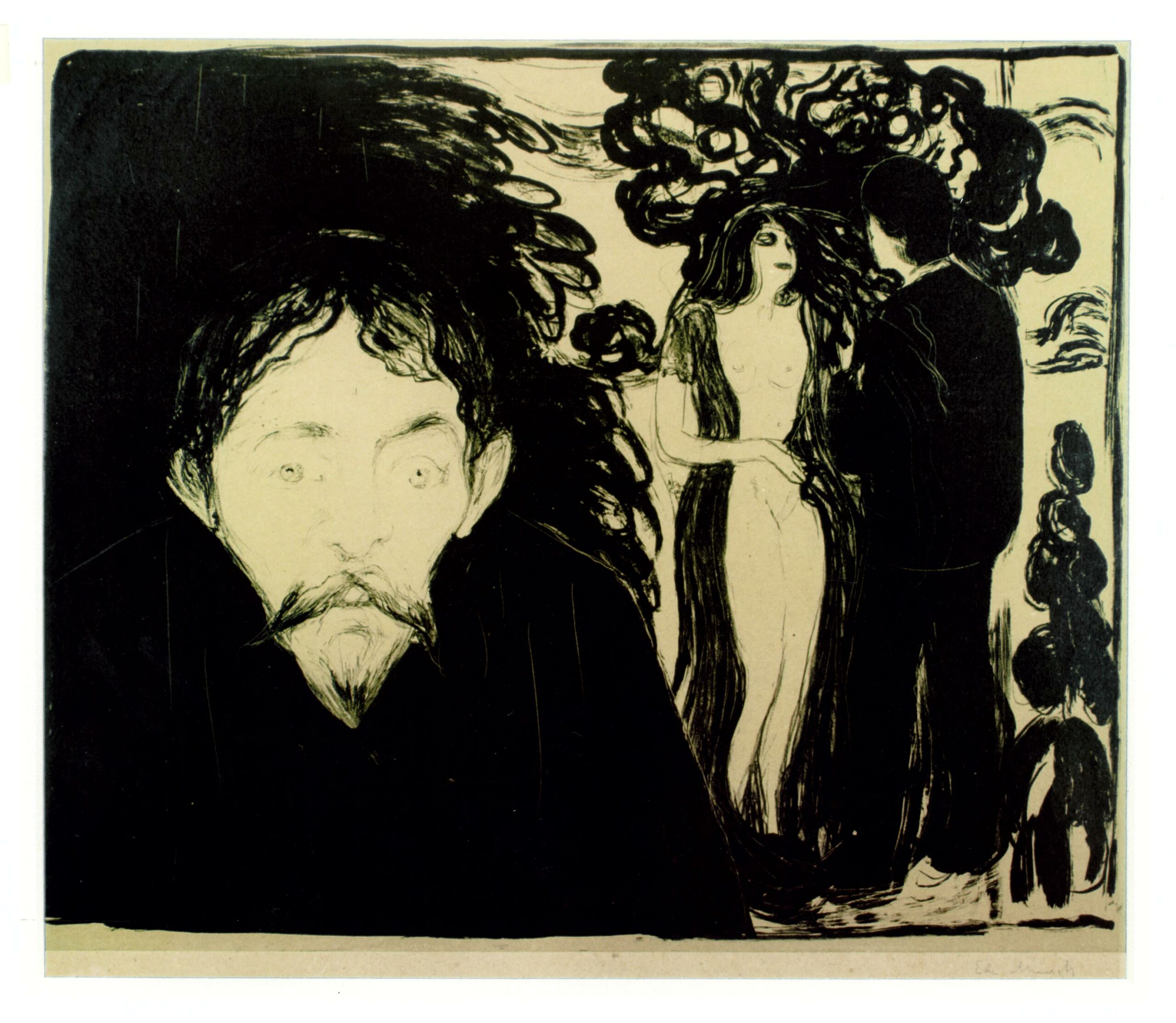 Eifersucht (Jealousy) by Edvard Munch