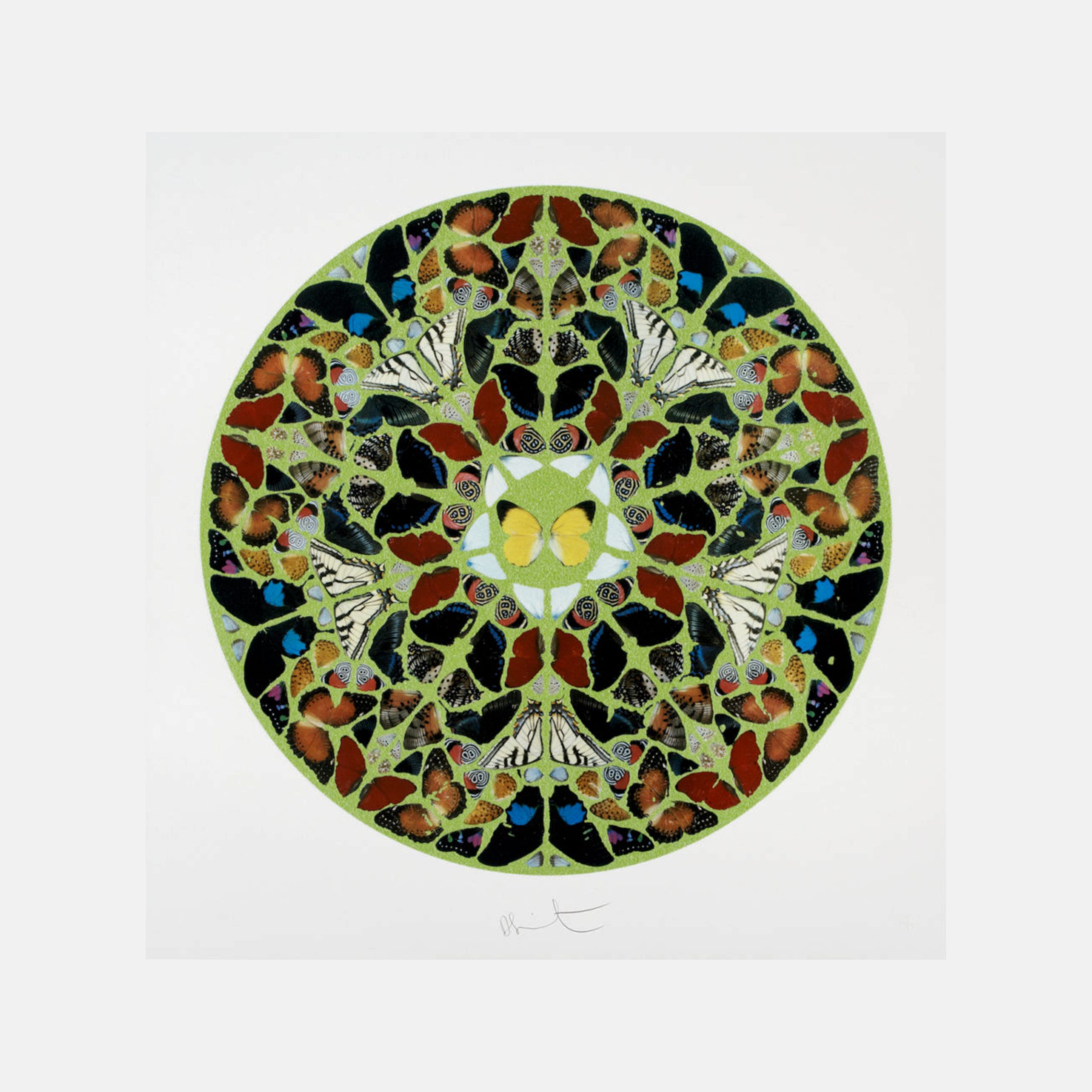 Psalm – Domini Est Terra (Diamond Dust) by Damien Hirst