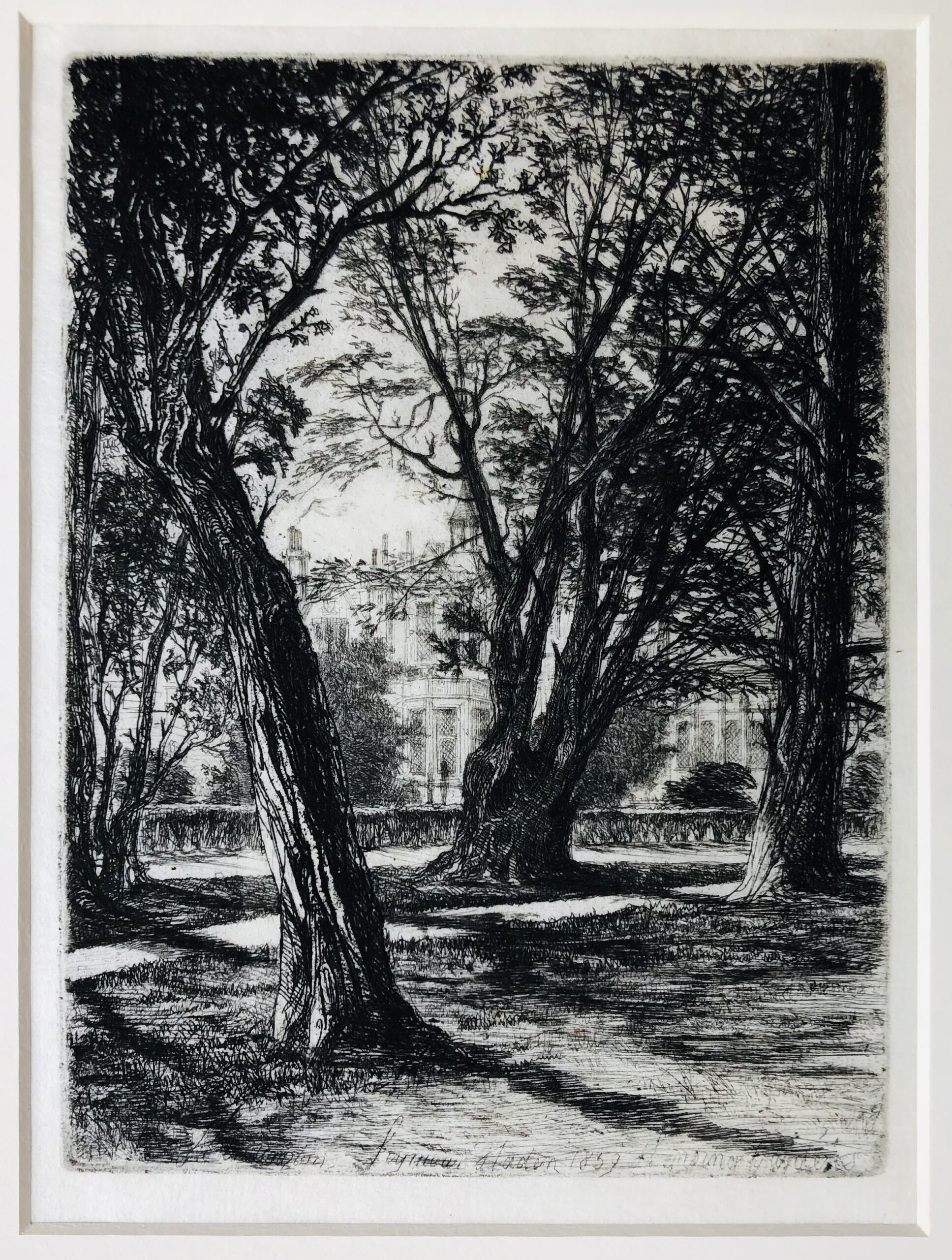 Kensington Gardens by Francis Seymour Haden