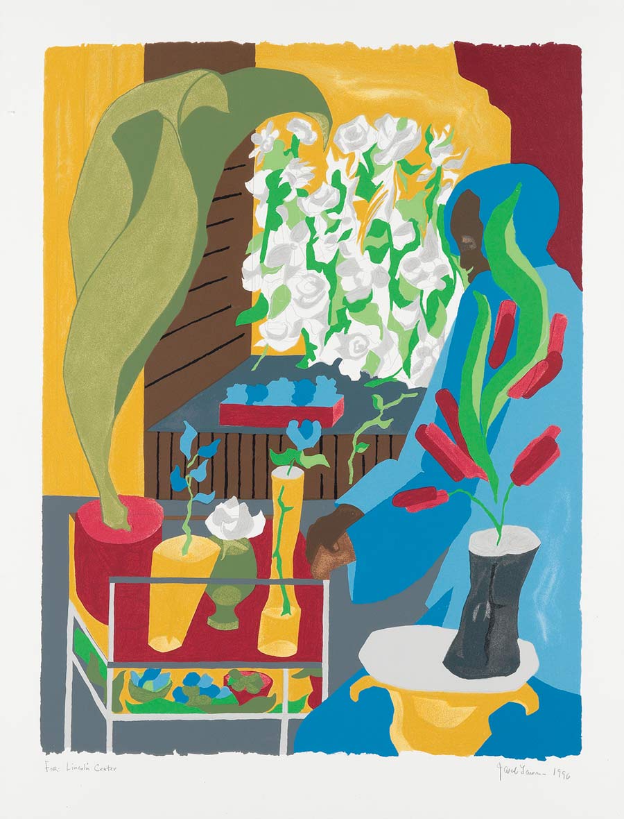 Supermarket Flora by Jacob Lawrence