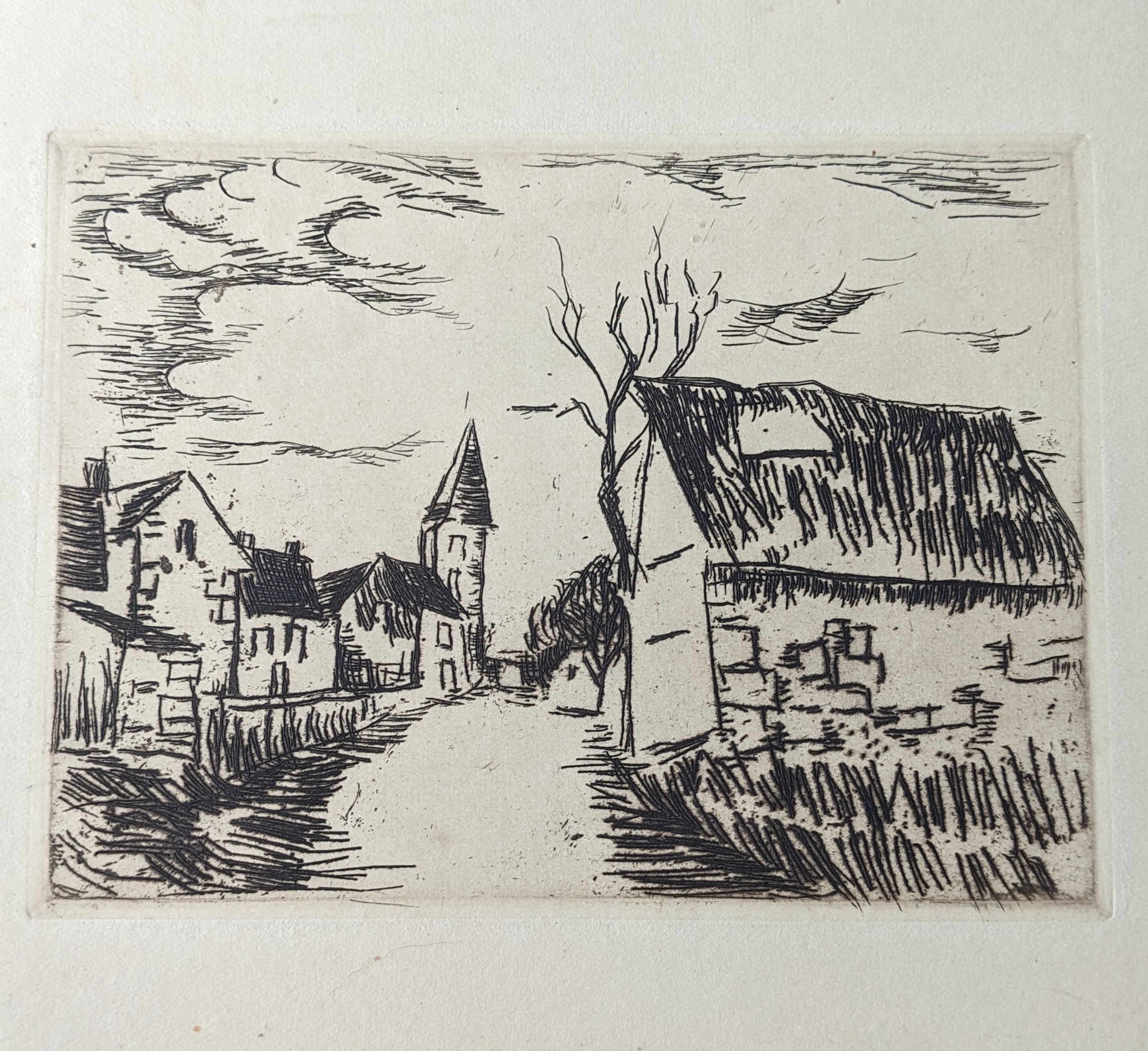 Environs de Marines / Oise by Maurice de Vlaminck