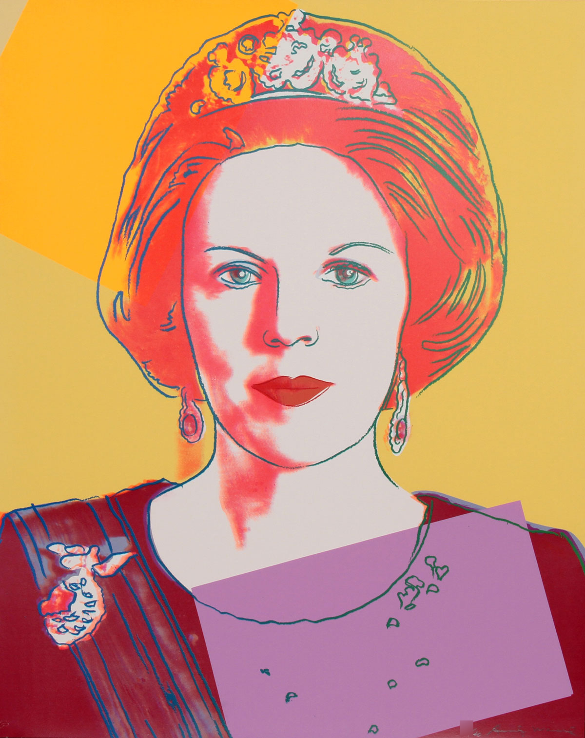 Queen Beatrix of the Netherlands (FS II.341) by Andy Warhol