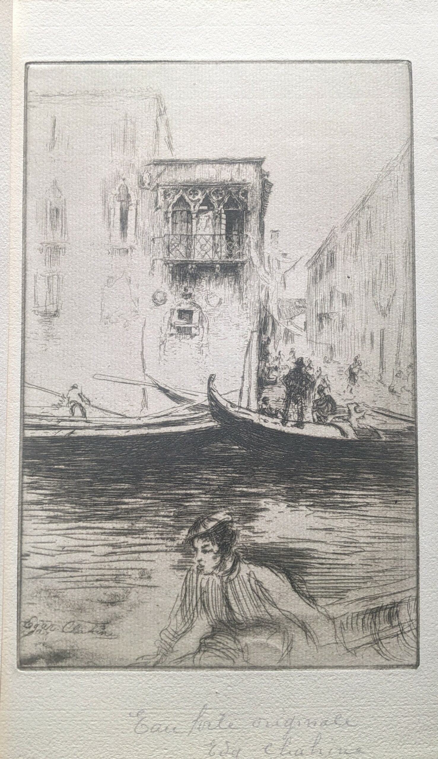 Rio Cà Foscari by Edgar Chahine