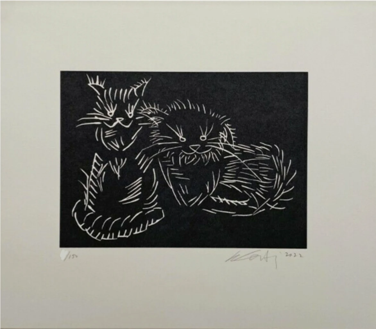 Cats – Black by Ai Weiwei