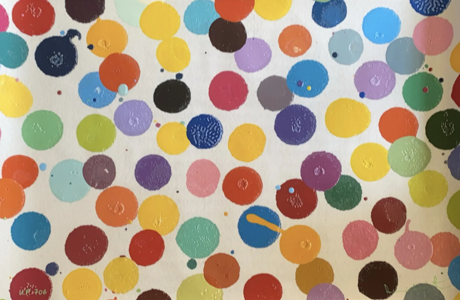 Unique Print (The Currency) H11 by Damien Hirst