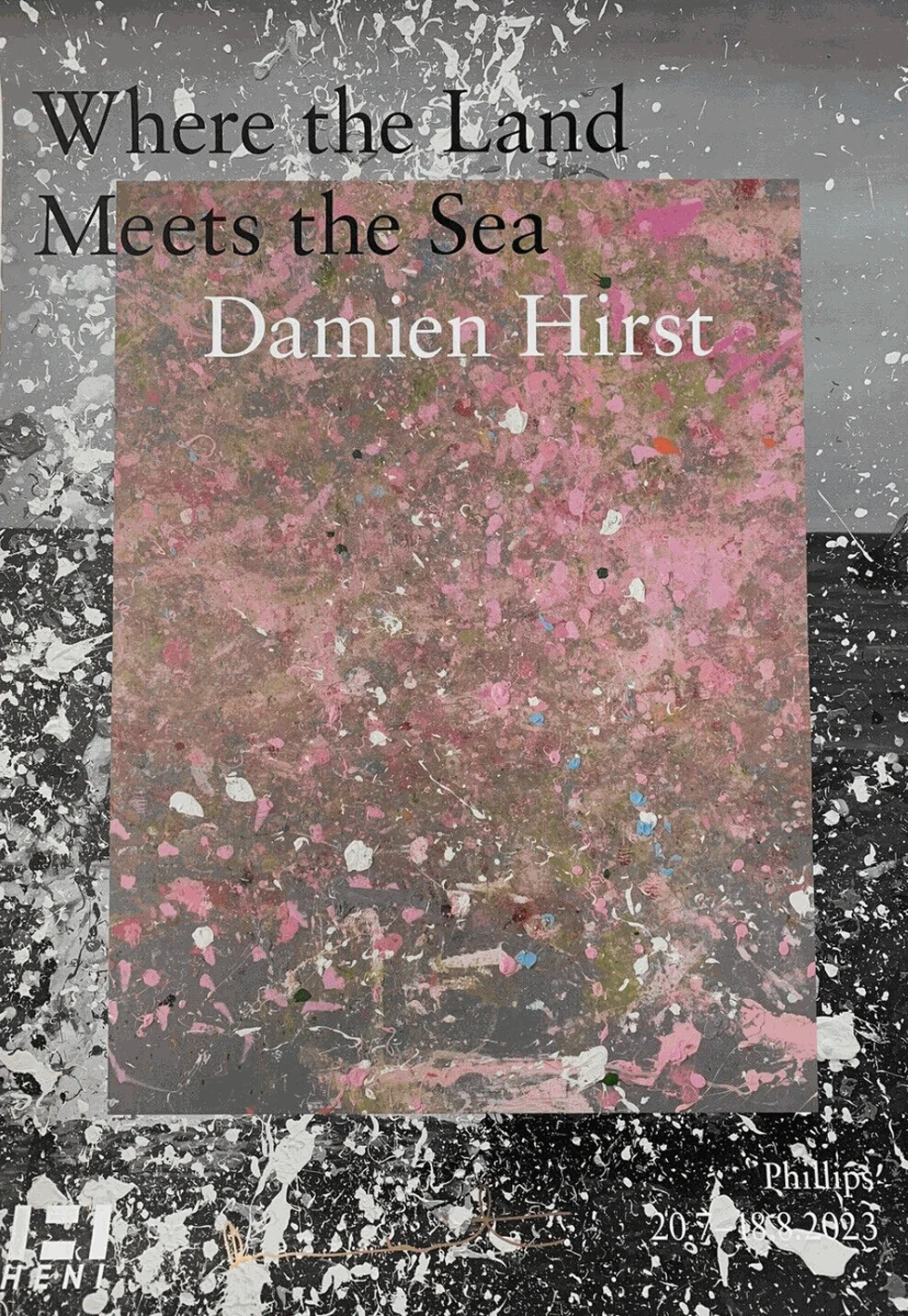 Where the Land Meets the Sea – Pink by Damien Hirst