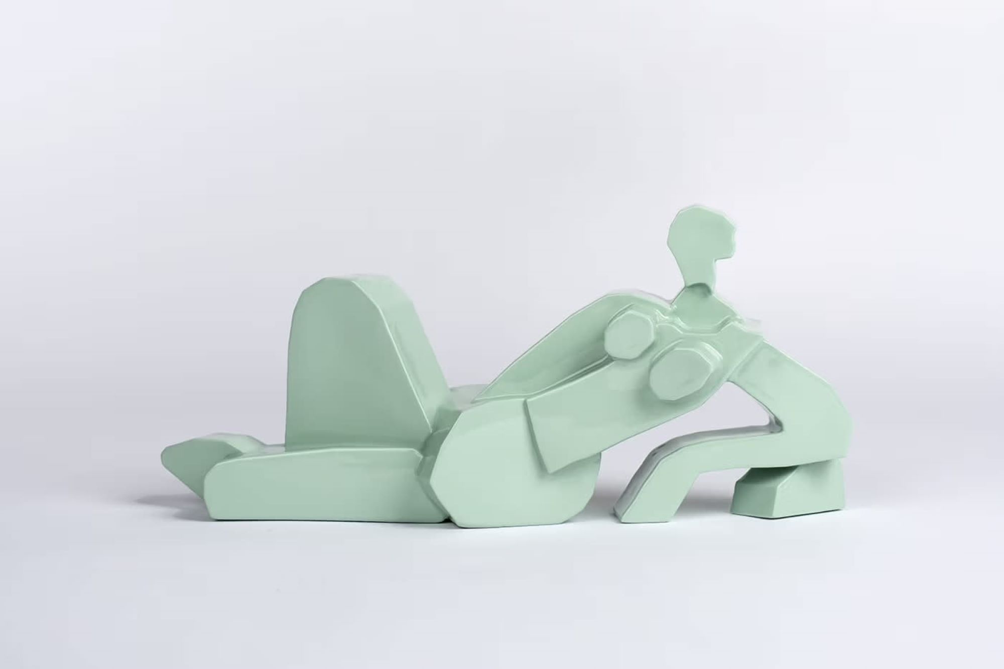 Reclining Nude – Turquoise by Jonathan Chapline