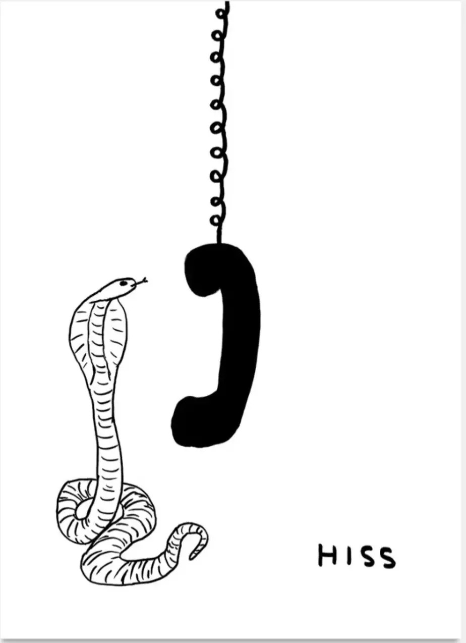 Hiss by David Shrigley