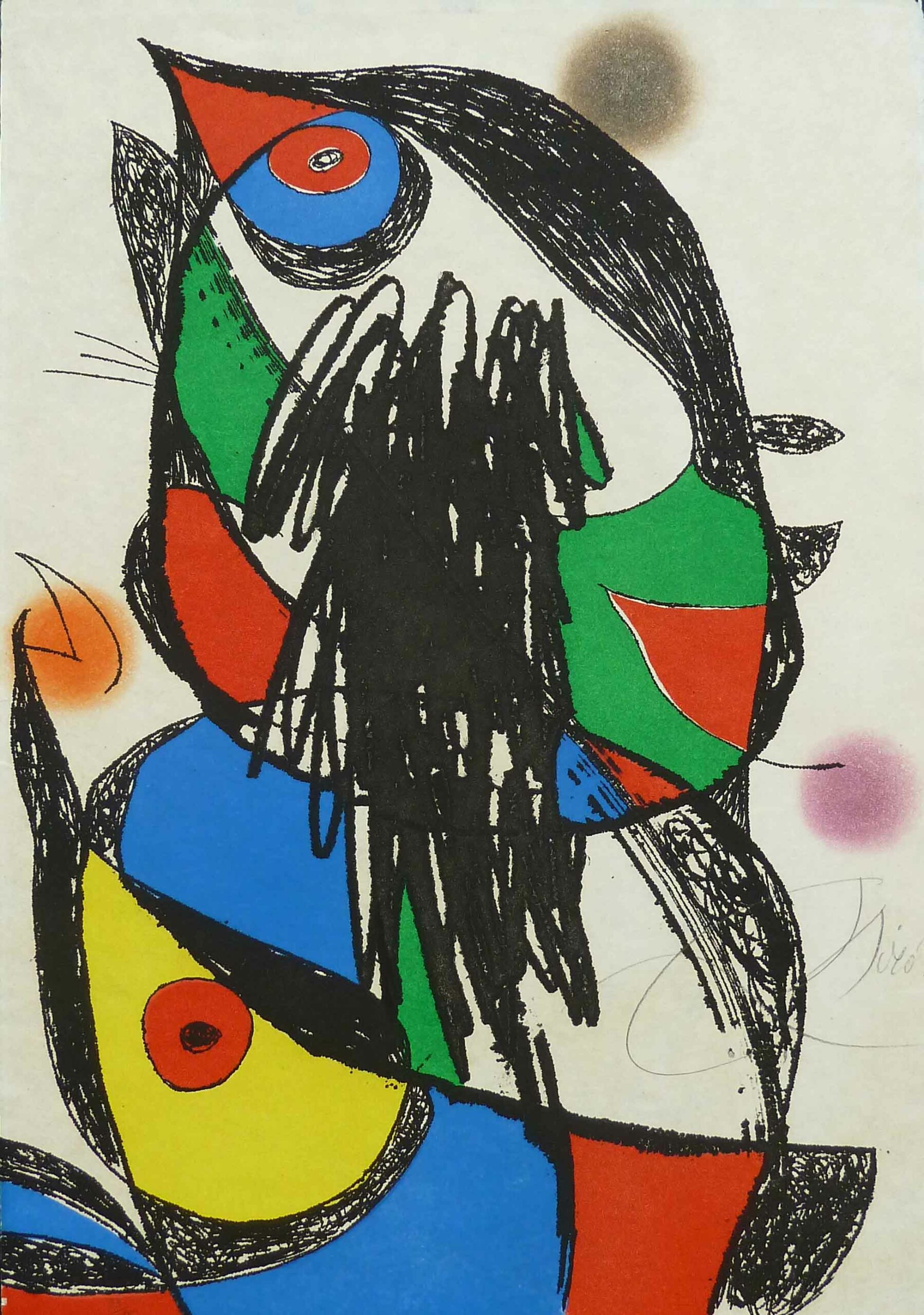 Composition X, from: The Egyptian Woman Passes | Passage de l’égyptienne by Joan Miró