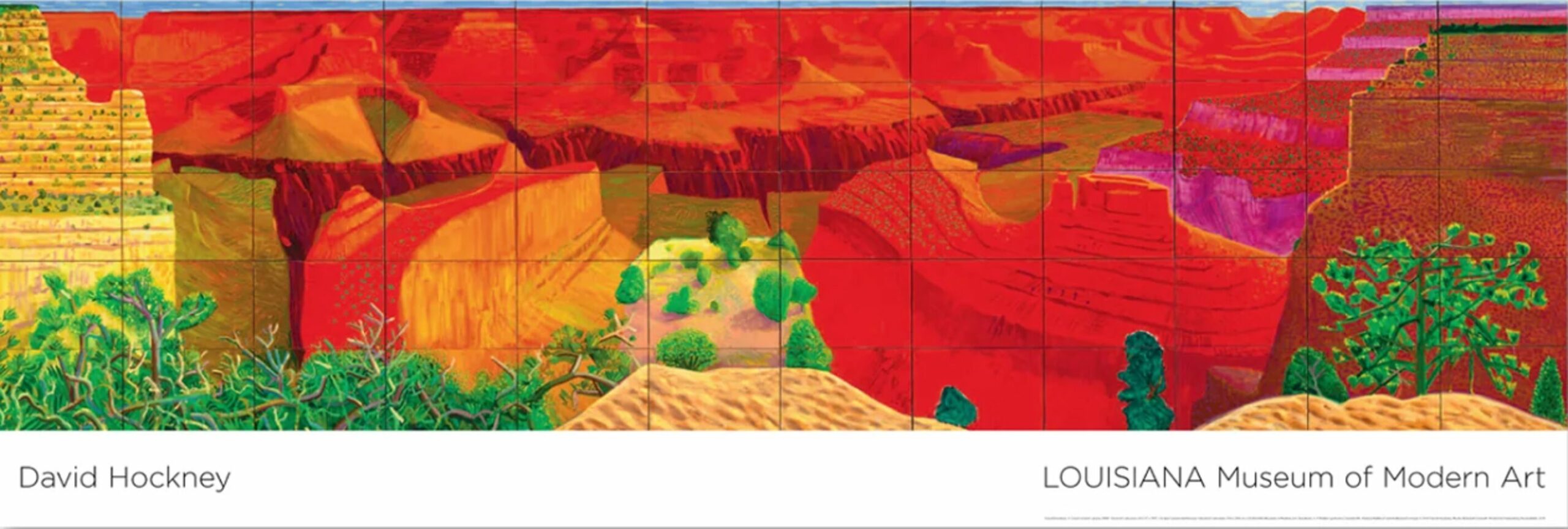 David Hockney A Closer Grand Canyon by David Hockney