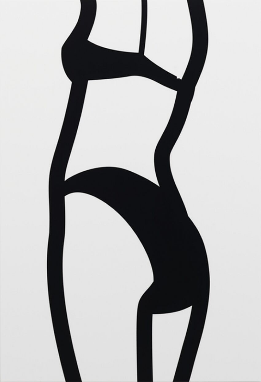 Watching Suzanne 9 Female Figure by Julian Opie