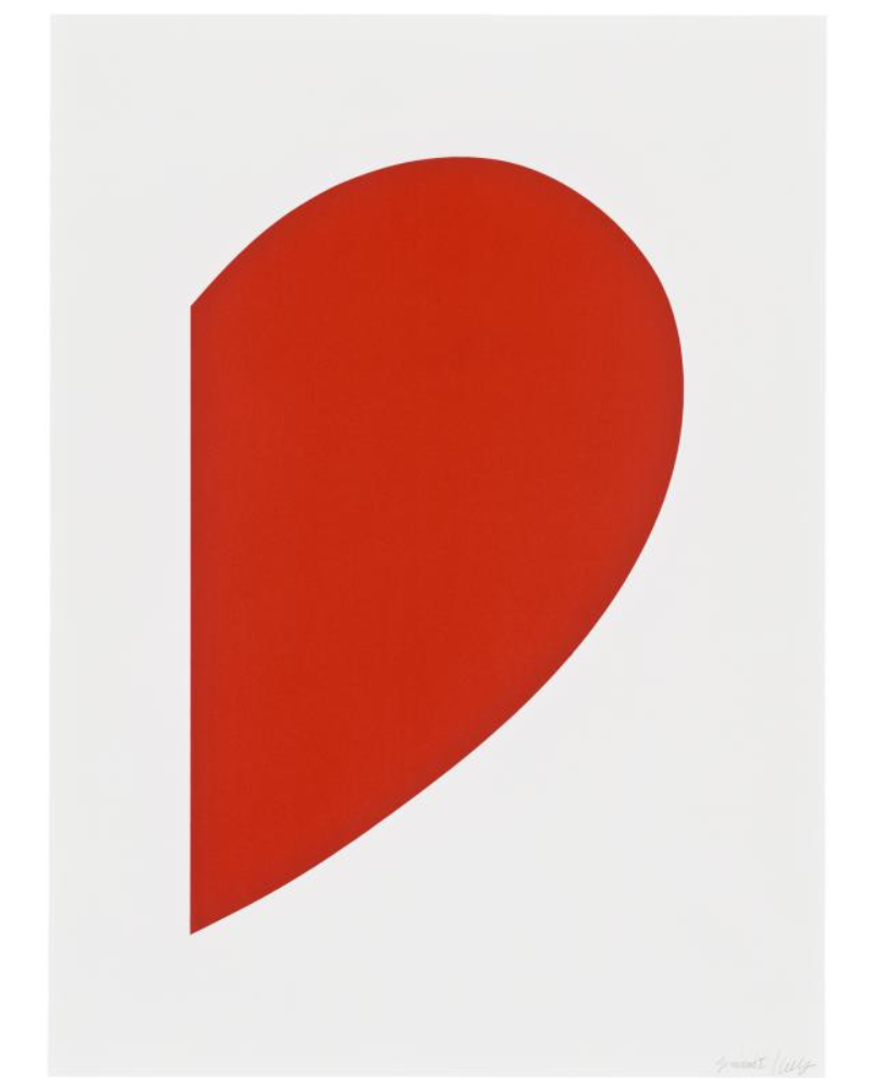 Small Red Curve by Ellsworth Kelly