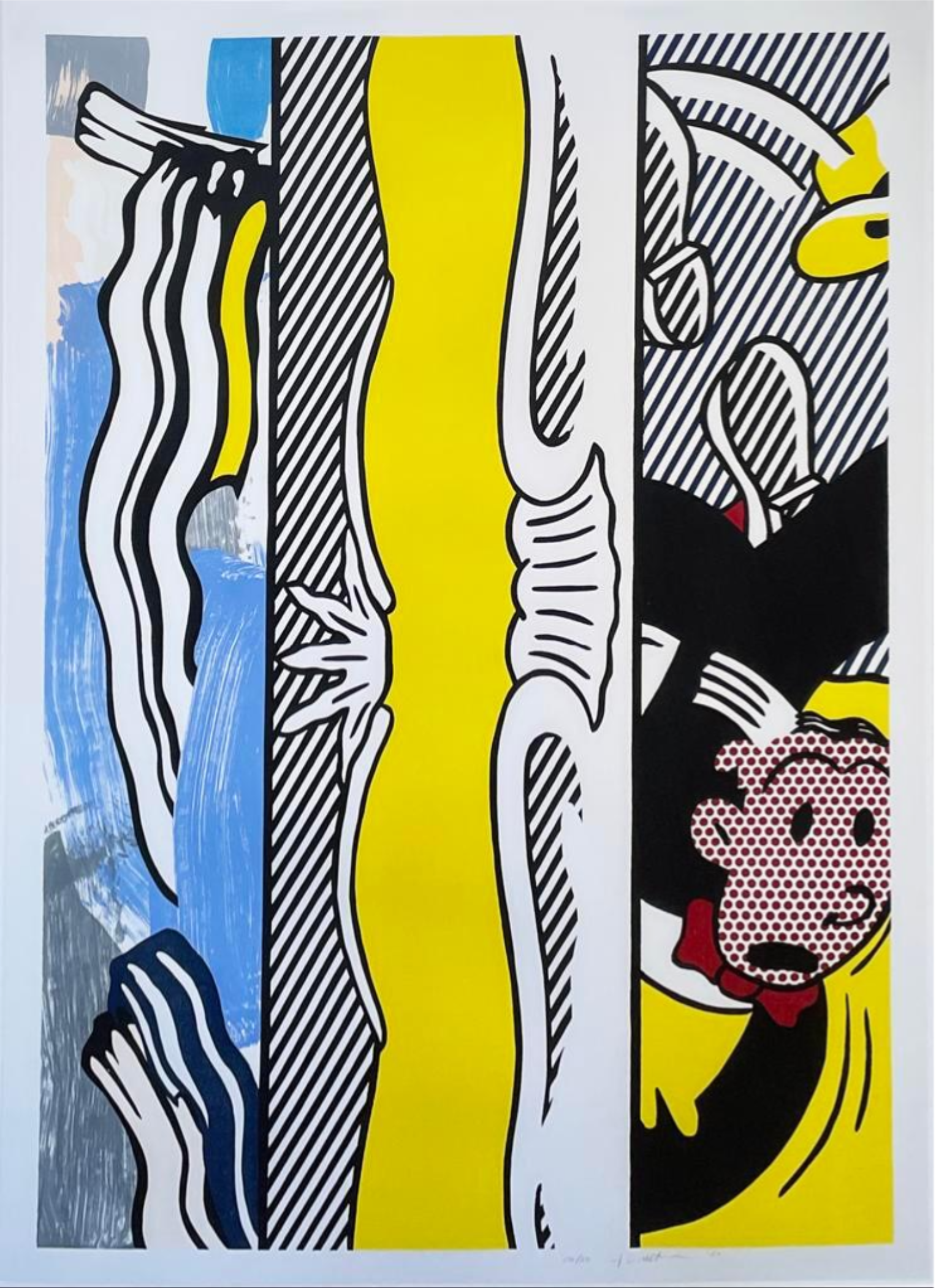 Two Paintings: Dagwood from the Paintings Series by Roy Lichtenstein