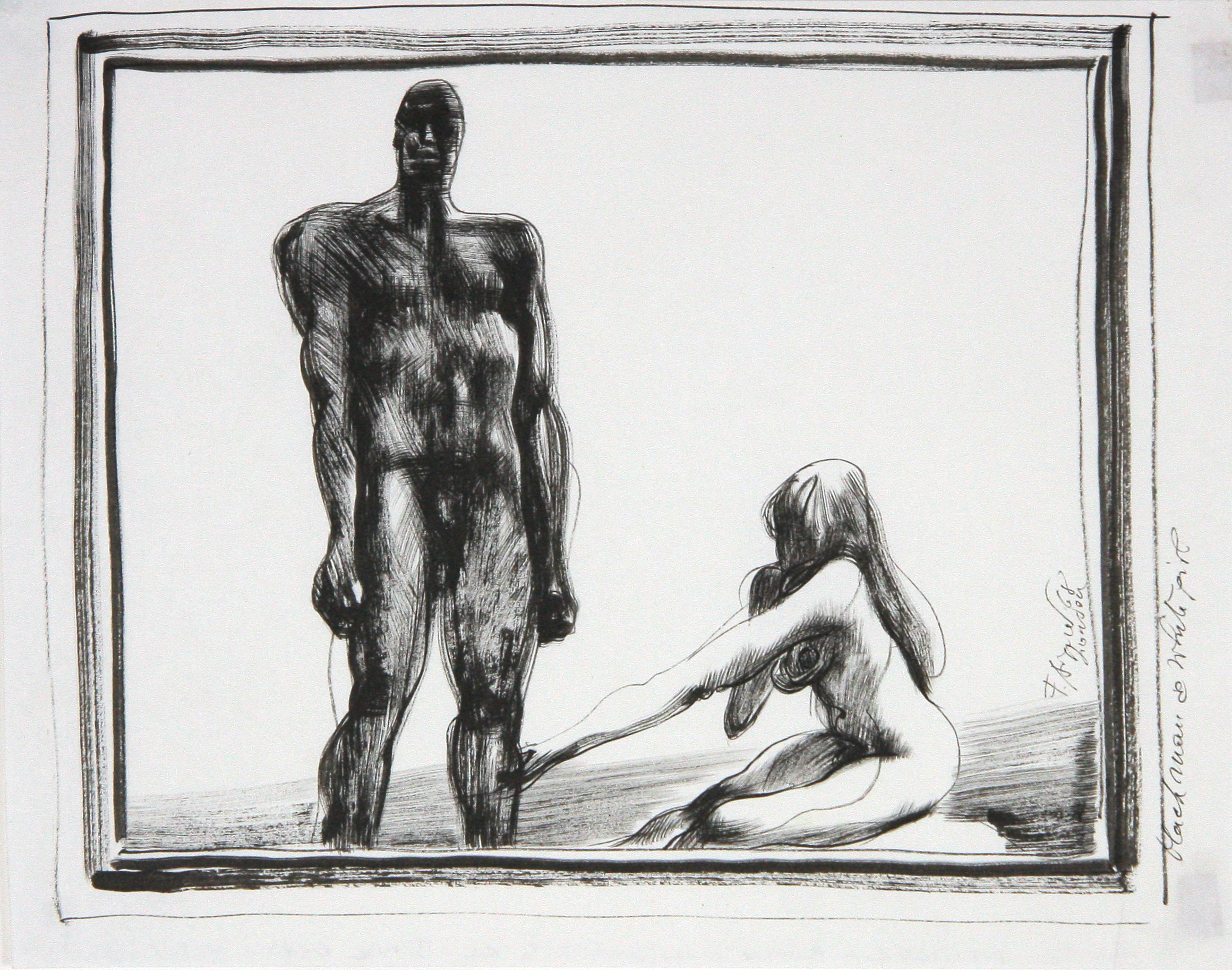 Black Man and White Girl by Fritz Aigner