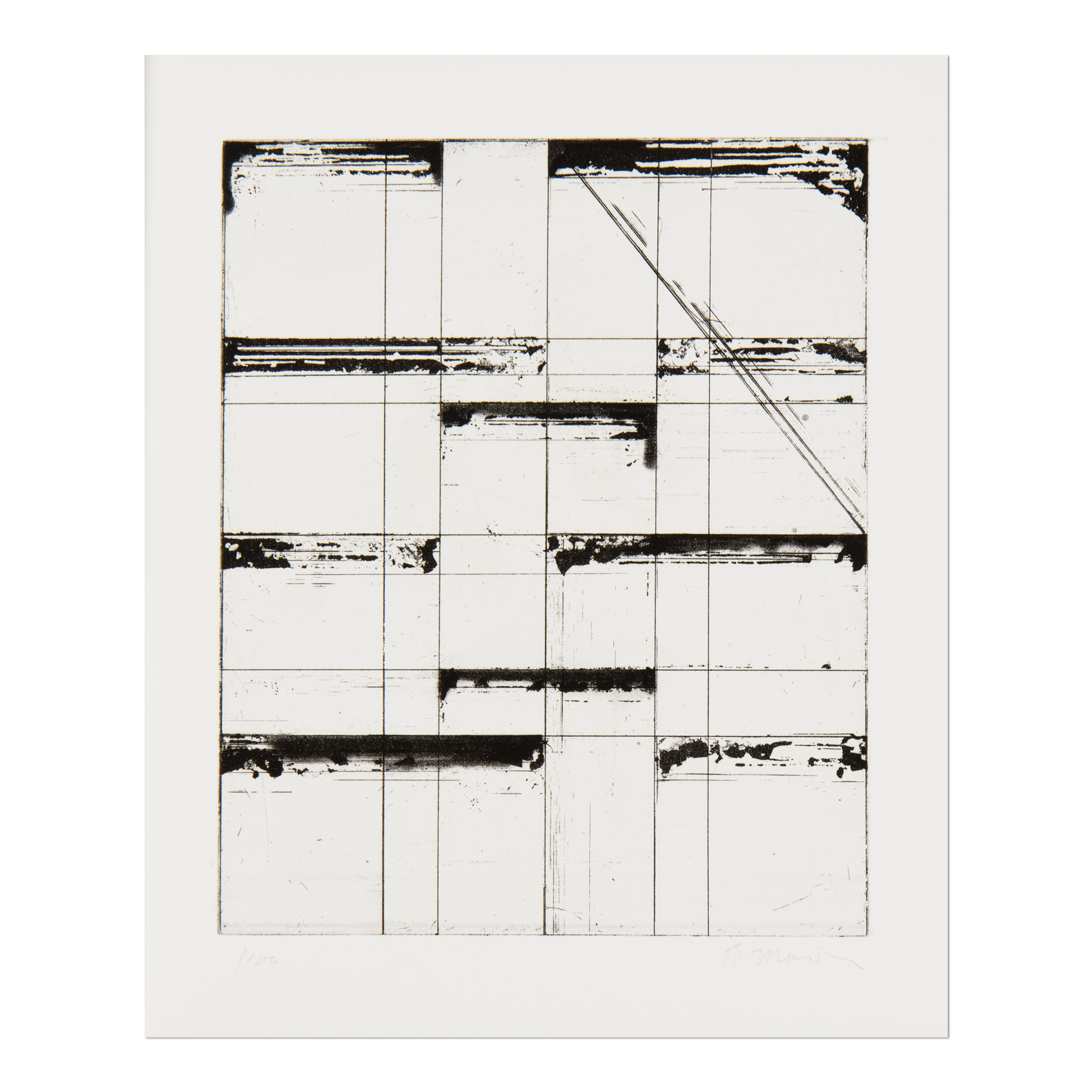 Etching for Parkett by Brice Marden