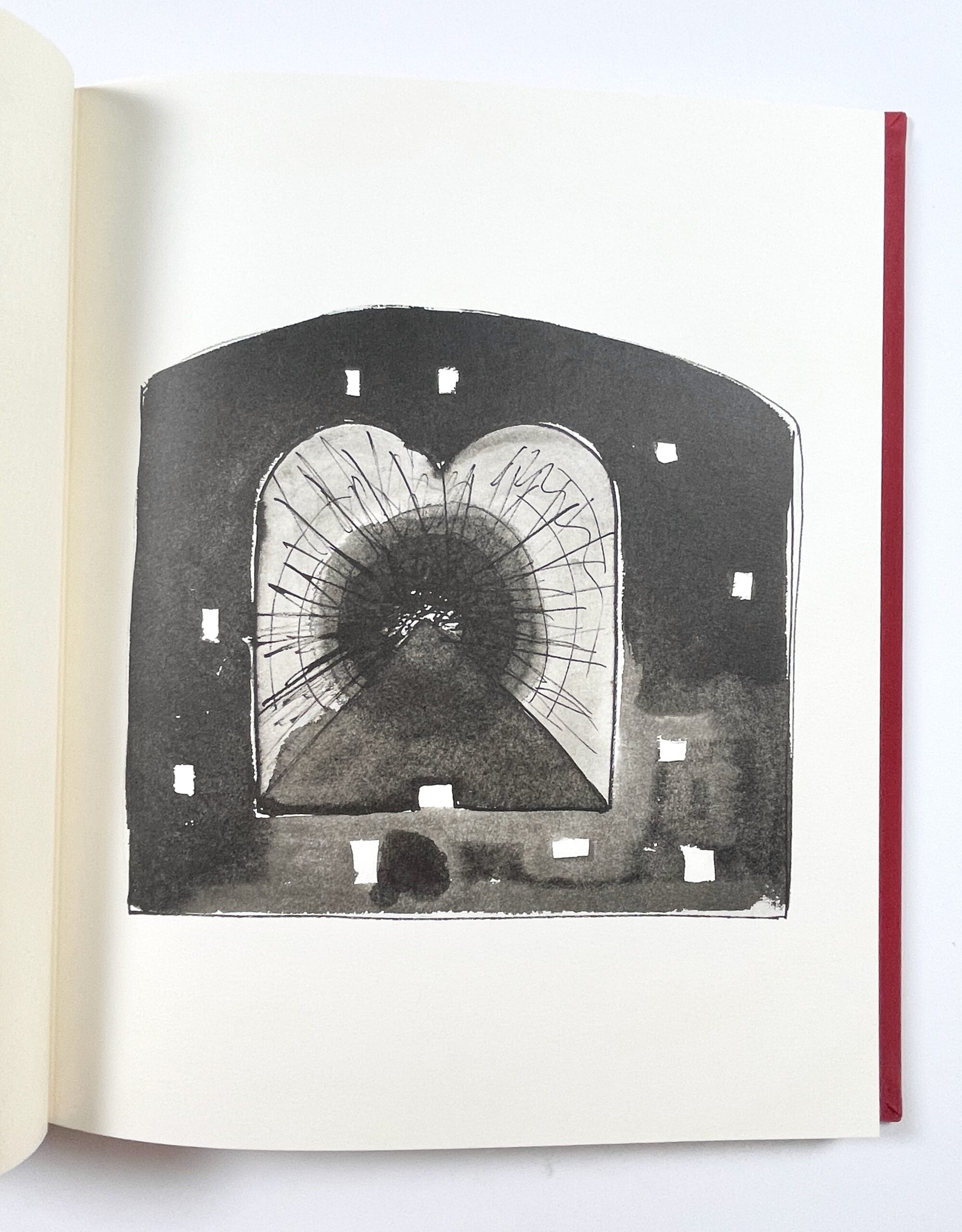 Untitled (lithograph) and Light (book) by Shinsuke Notomi