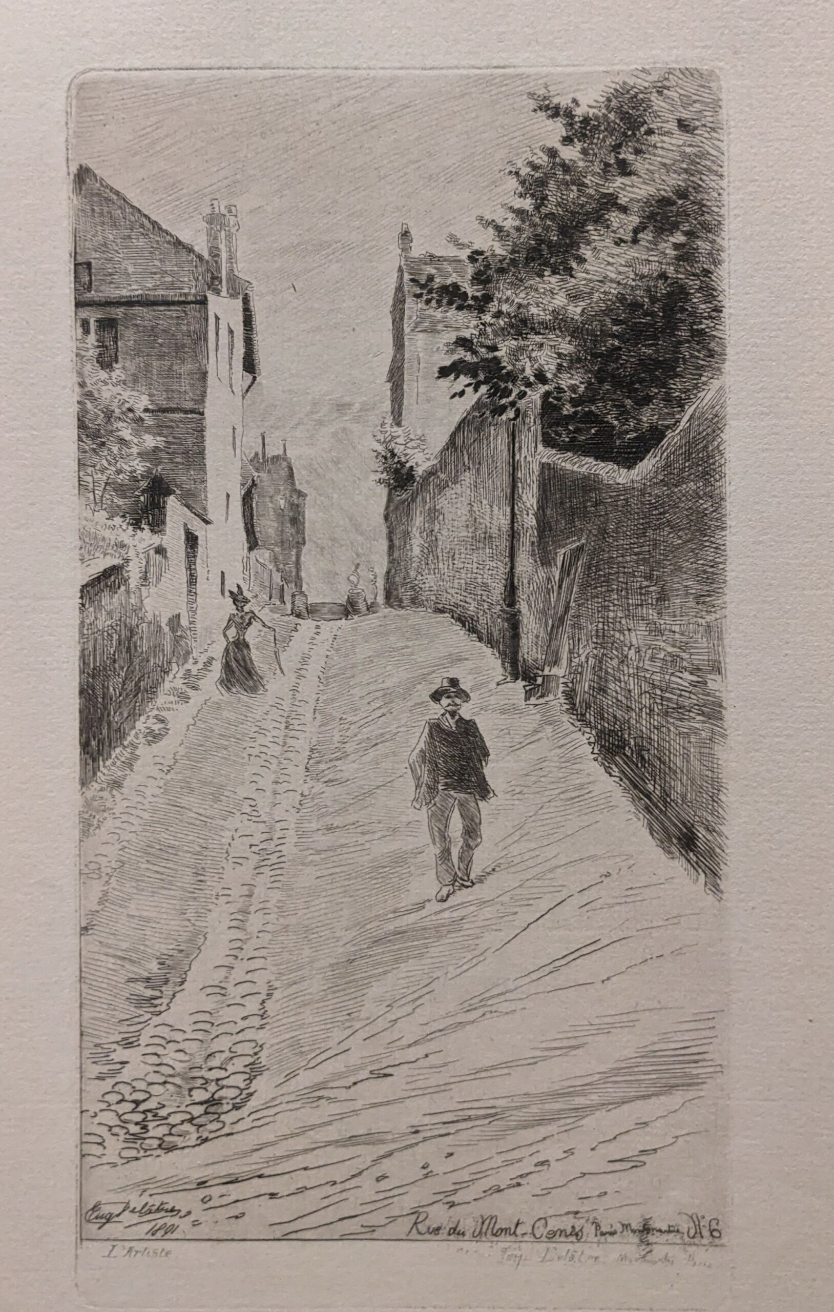 Rue du Mont-Cenis by Eugène Delâtre