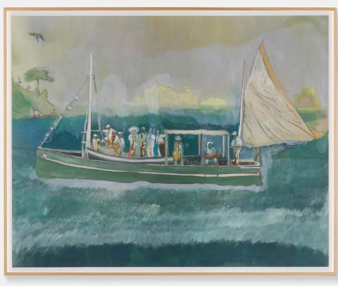 House of Music (Soca Boat) by Peter Doig