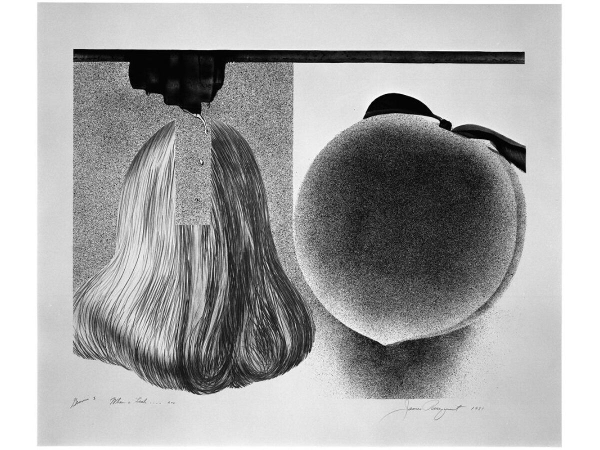 When a Leak…B&W by James Rosenquist