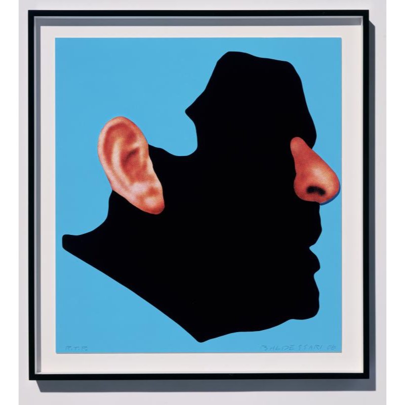 Noses & Ears, Etc.: Profile with Ear and Nose (Color) by John Baldessari