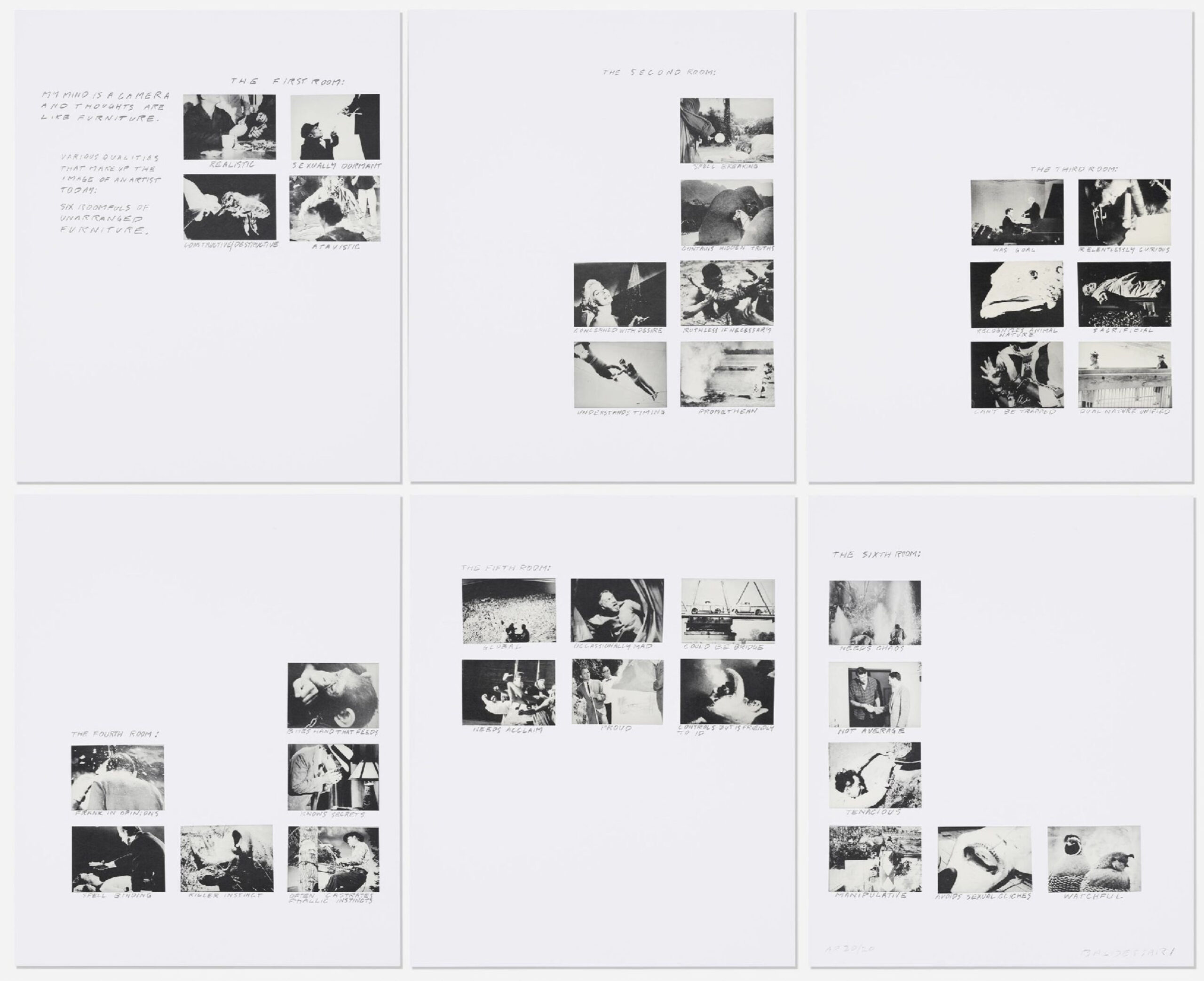 Six Rooms by John Baldessari