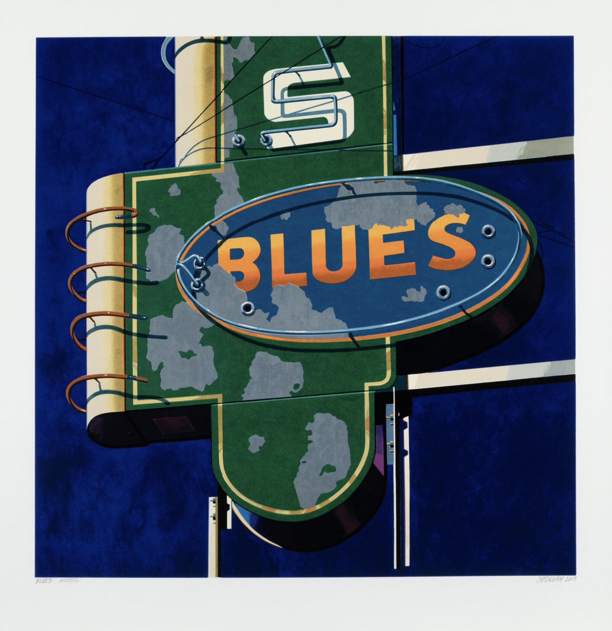 Blues by Robert Cottingham