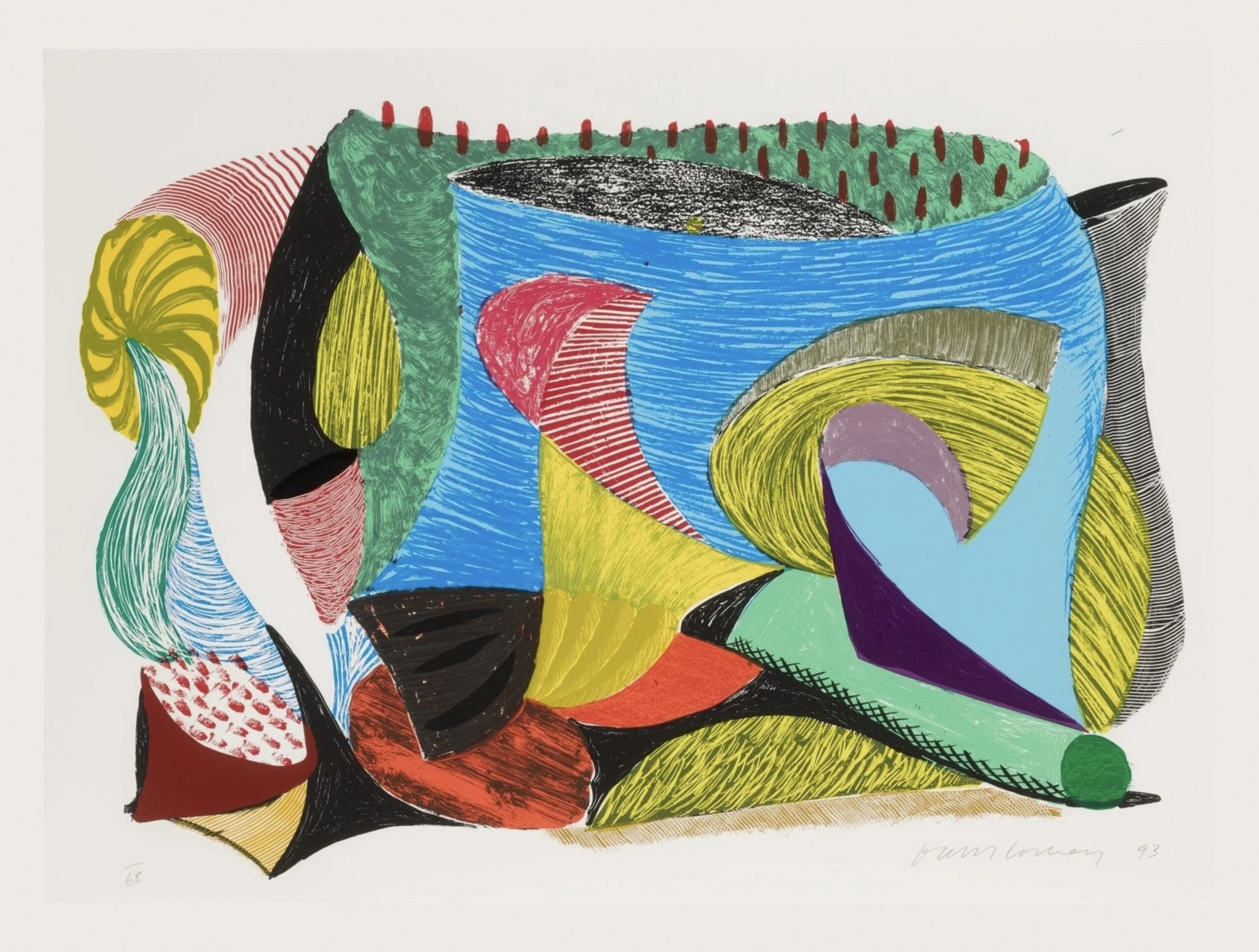 Above and Beyond by David Hockney