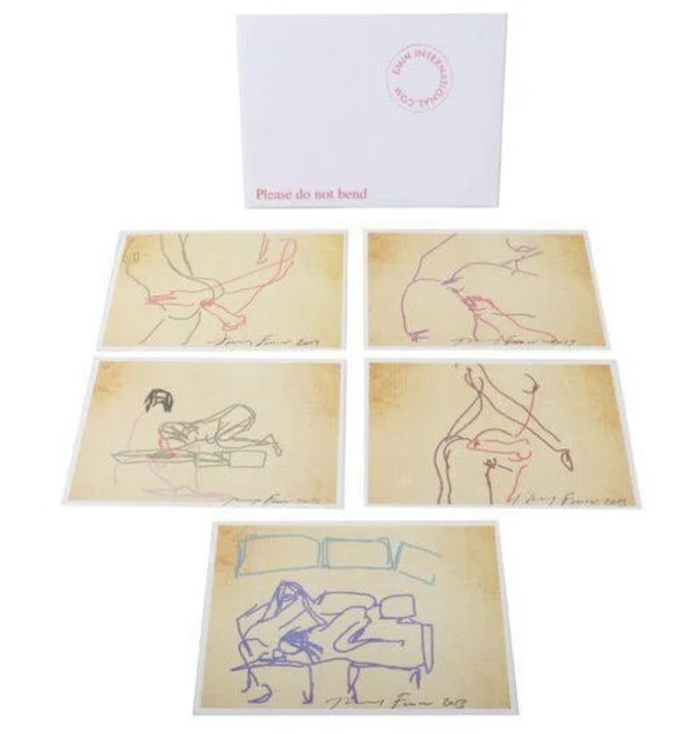 The Sex Series (set of 5) by Tracey Emin