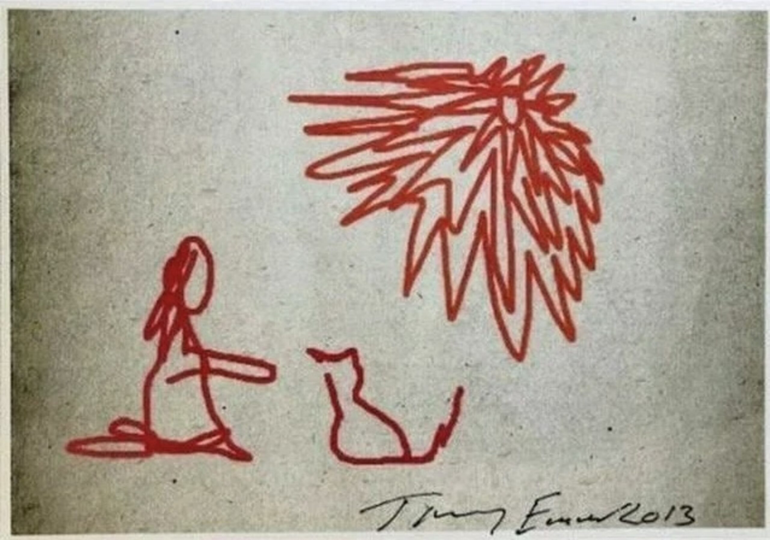 Untitled (Nativity series) by Tracey Emin