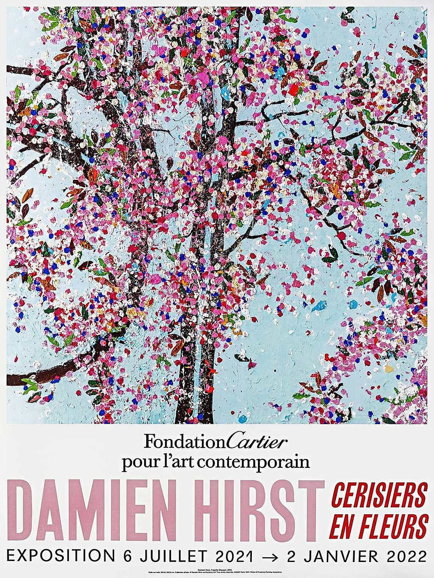 Damien Hirst Foundation Cartier Cerisiers En Fleurs Cherry Blossom by Damien Hirst