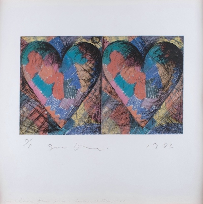 Louisiana Hearts by Jim Dine