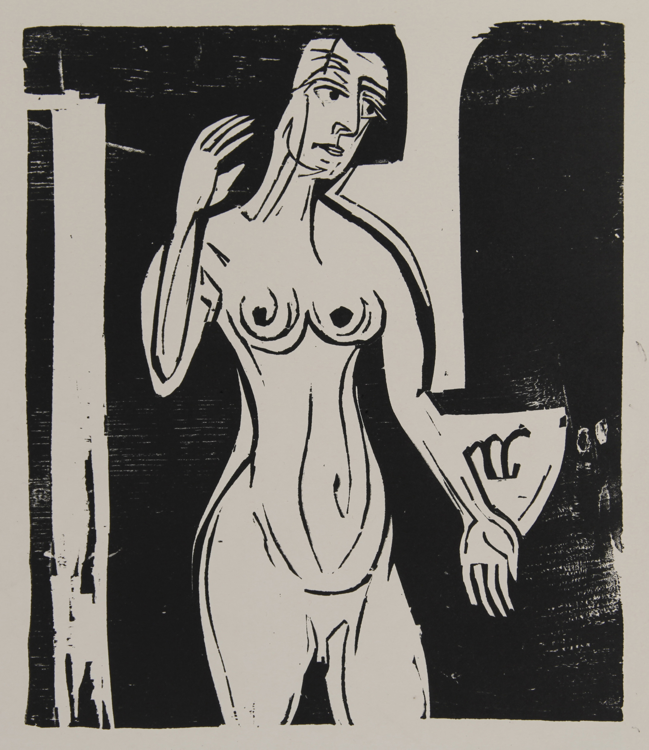 Badende (Bathing Woman) by Ernst Ludwig Kirchner