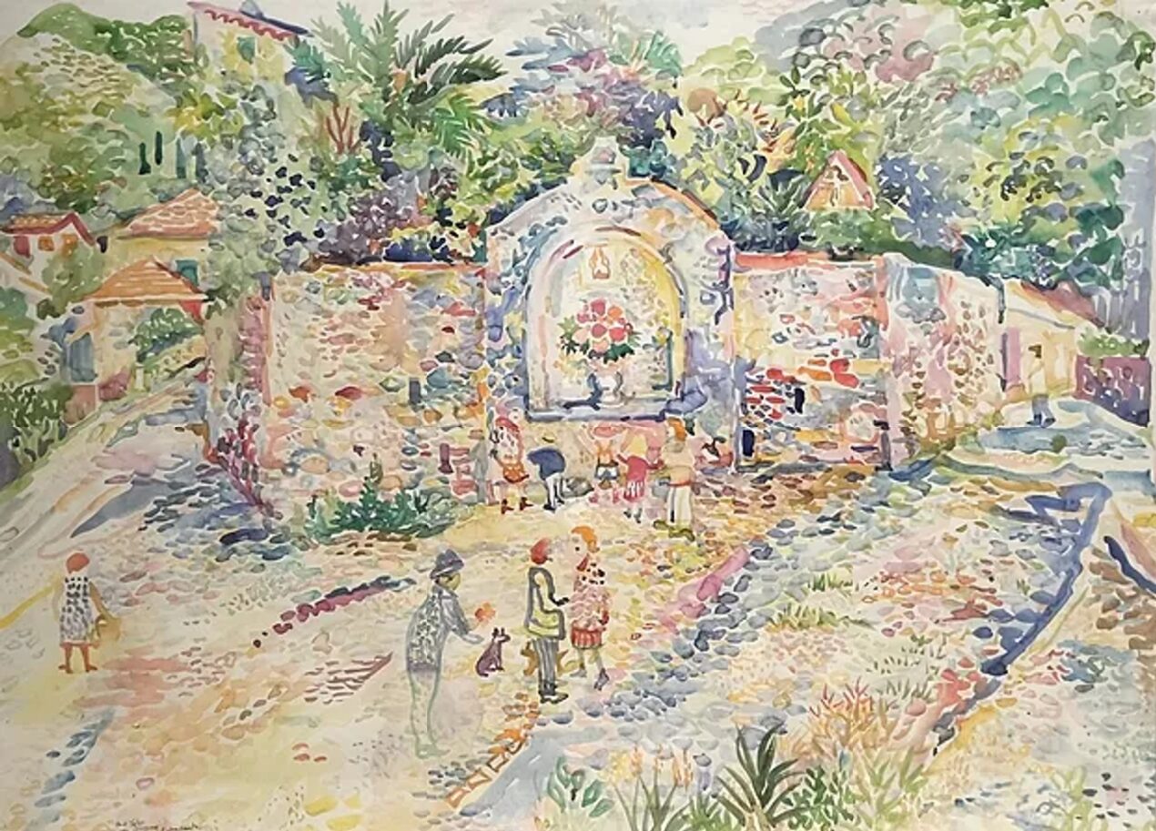 Fred Yates Watercolour by Fred Yates