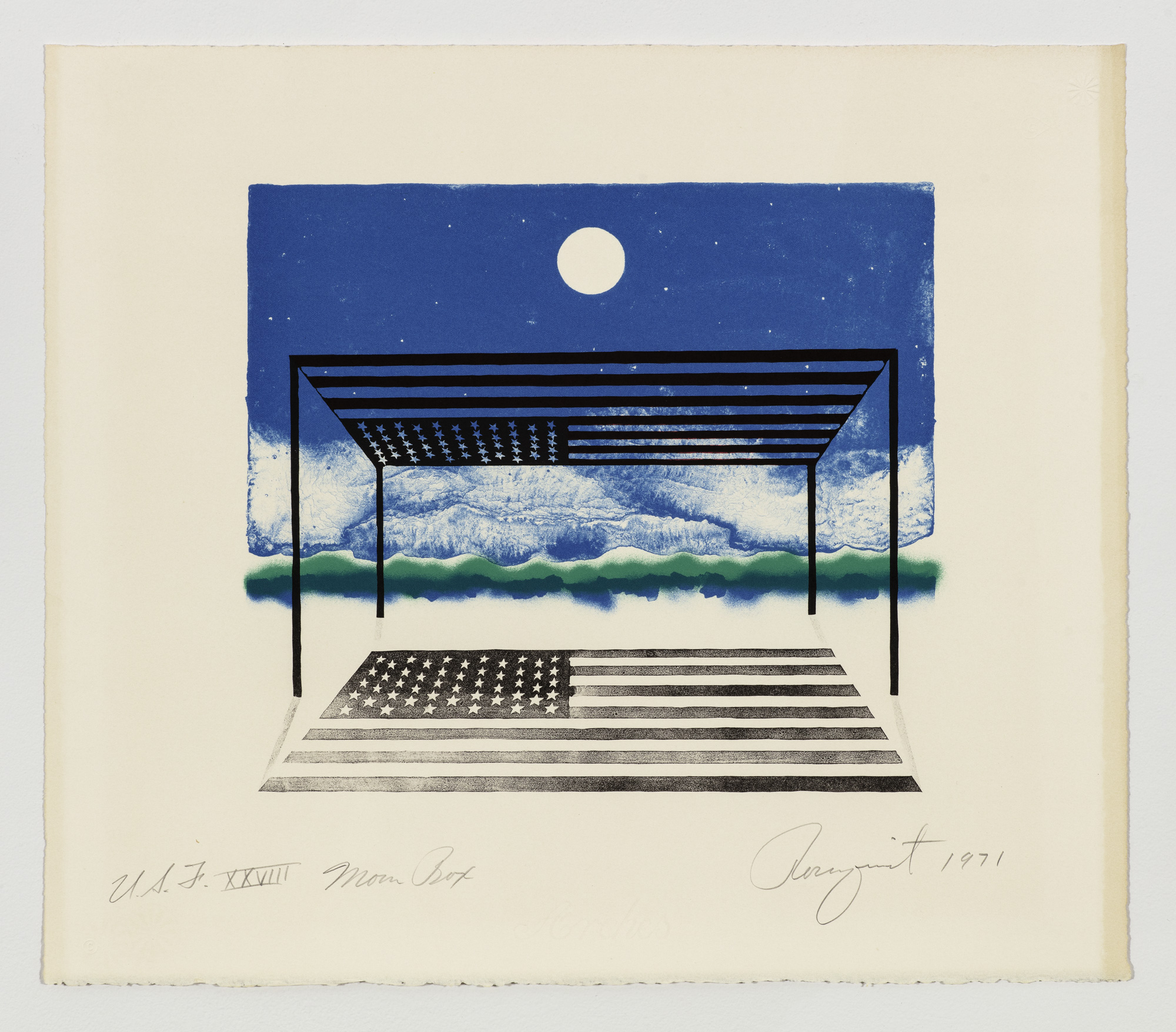 Moon Box, from Cold Light Series by James Rosenquist