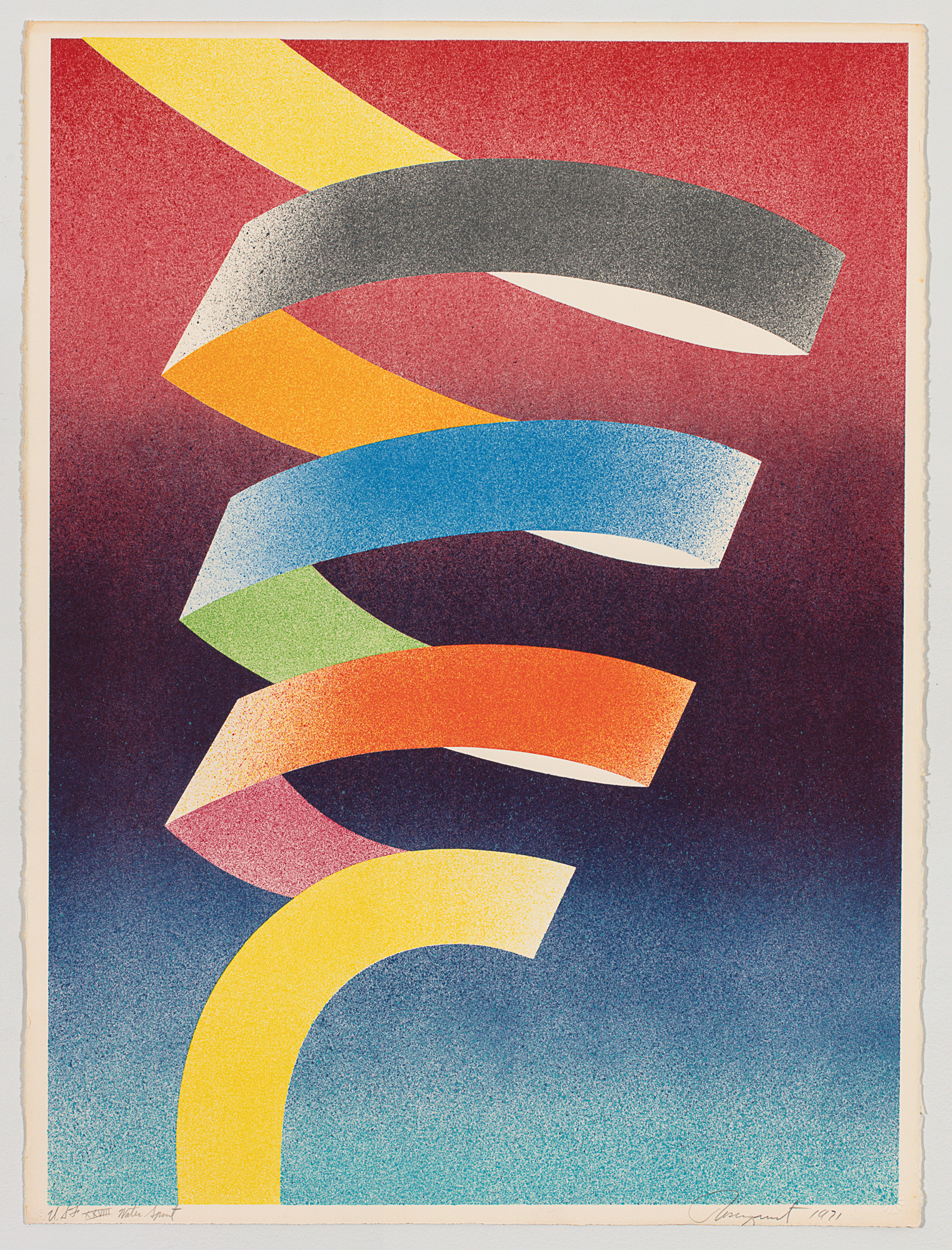 Water Spout, from Cold Light Series by James Rosenquist