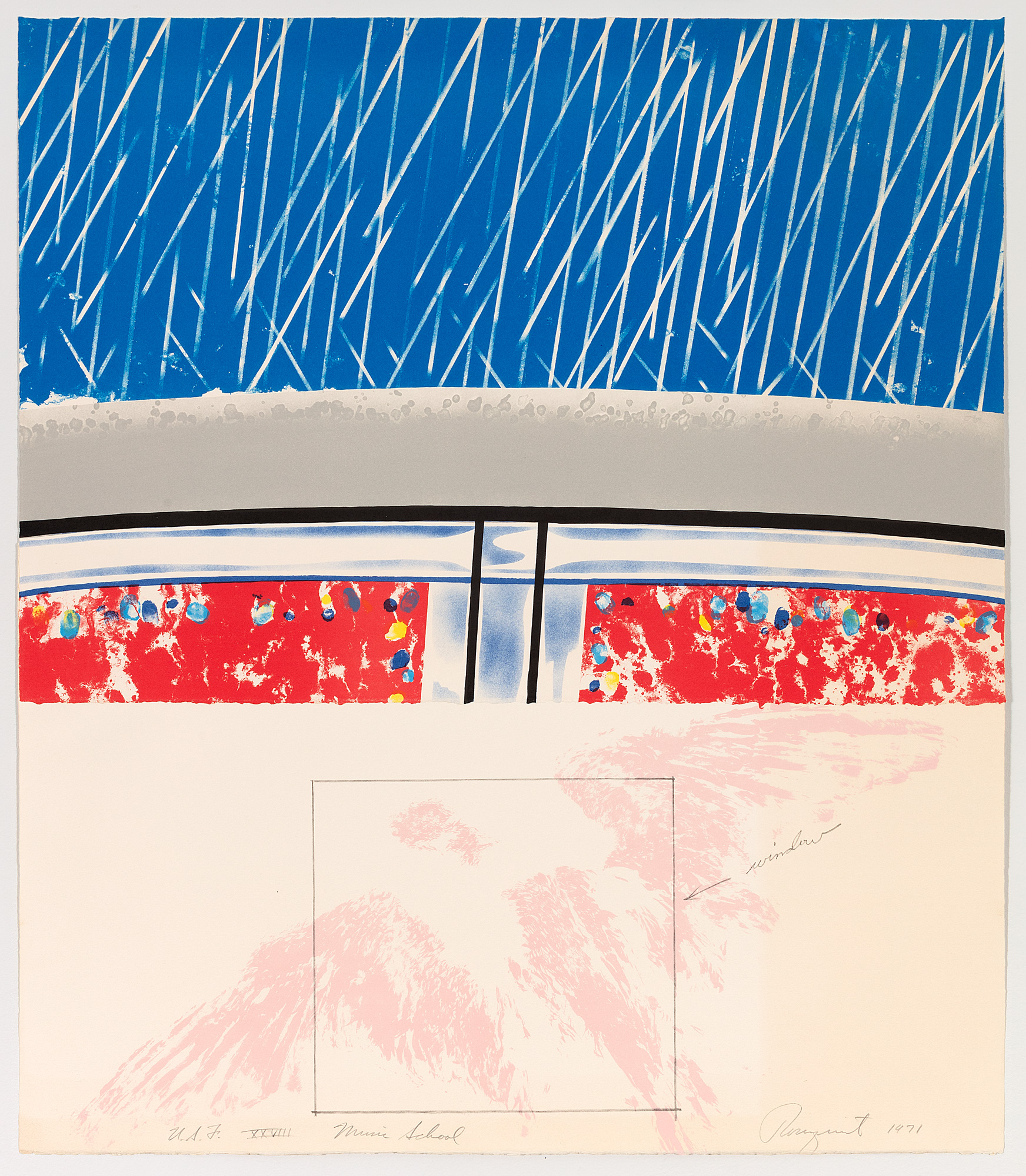 Music School, from Cold Light Series by James Rosenquist