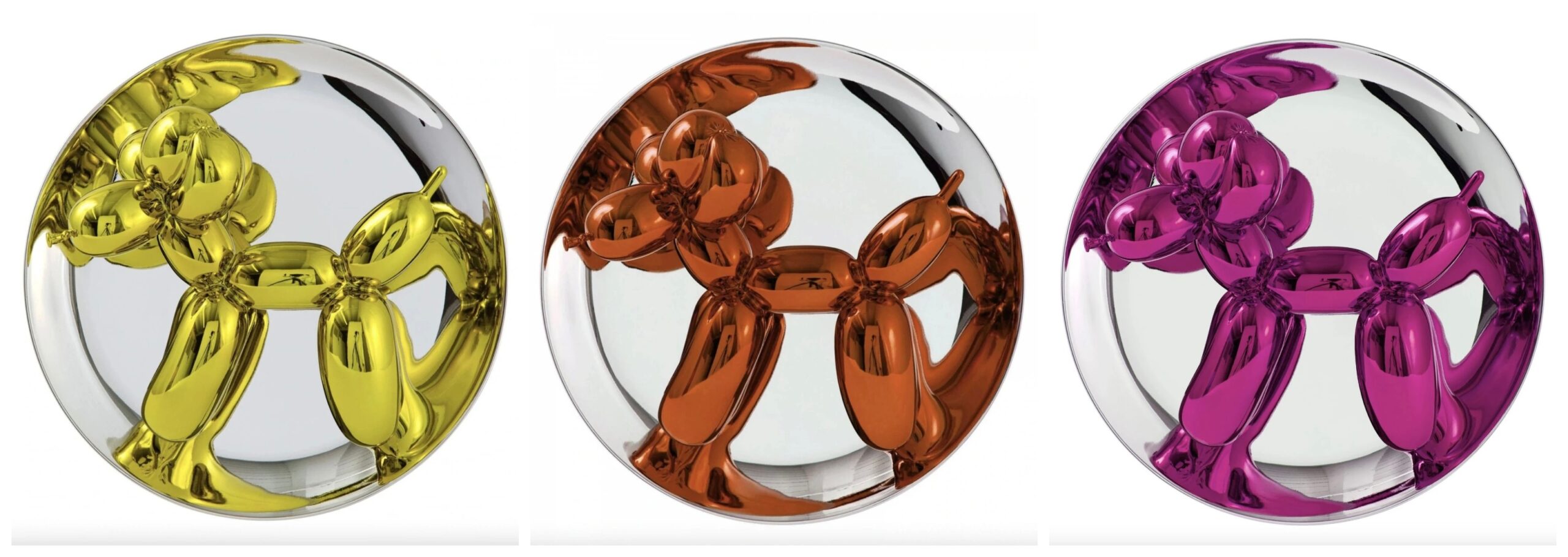 Ballon Dogs – set of 3 by Jeff Koons