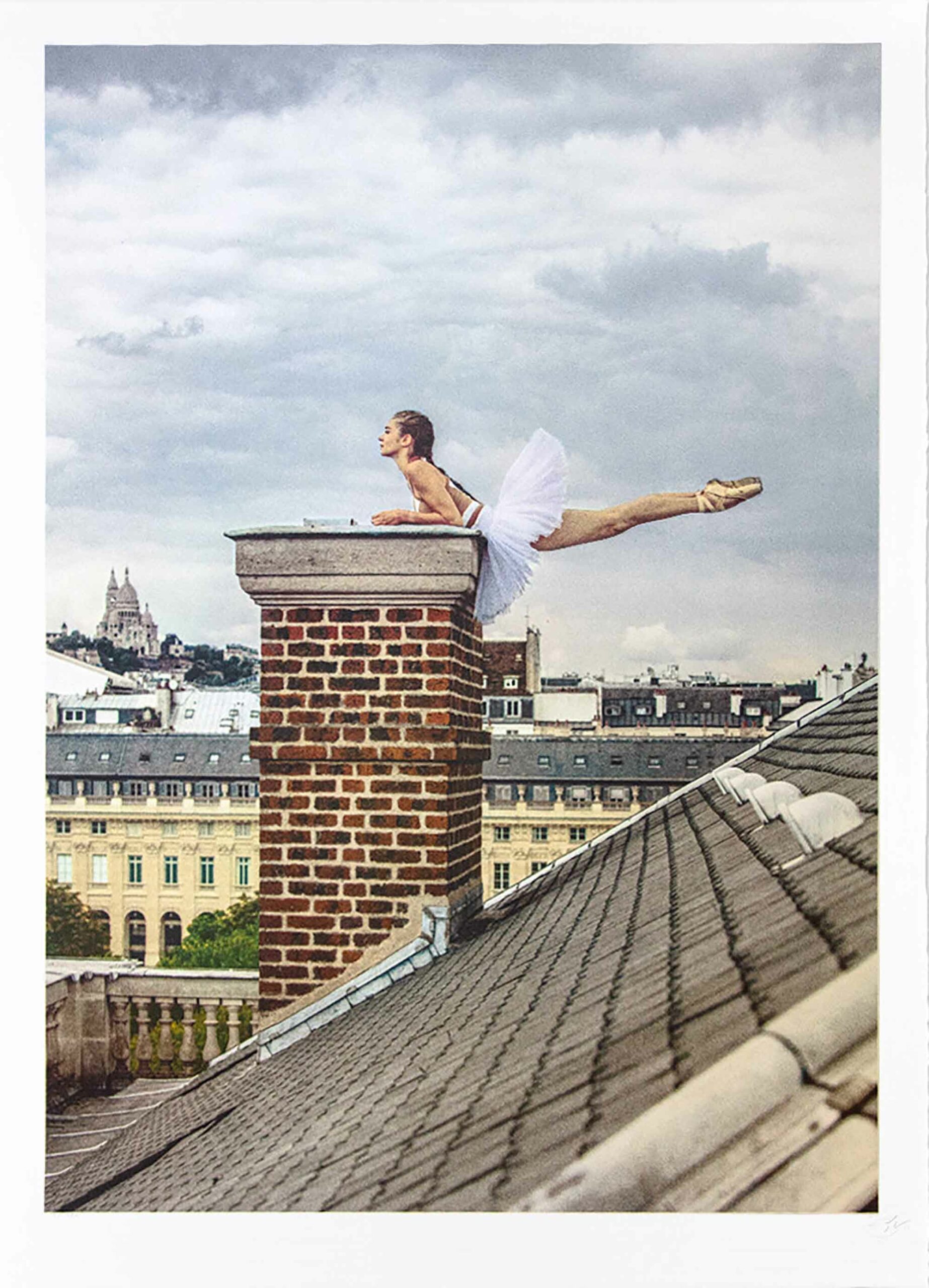 Ballet, Palais Royal, Paris, France by JR