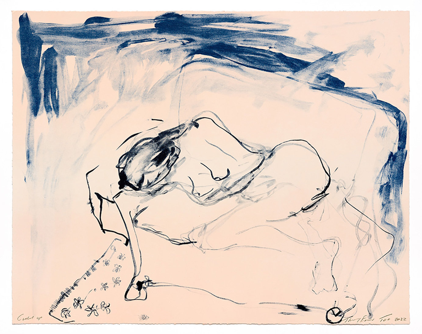 Tracey Emin Curled Up by Tracey Emin