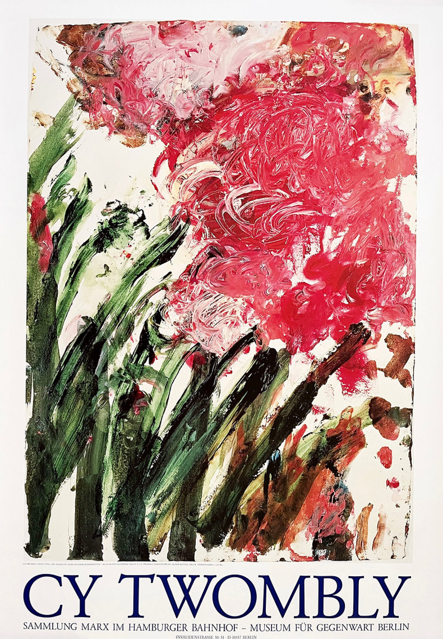 Cy Twombly Museum for Contemporary Art Berlin 1990 Exhibition Poster by Cy Twombly