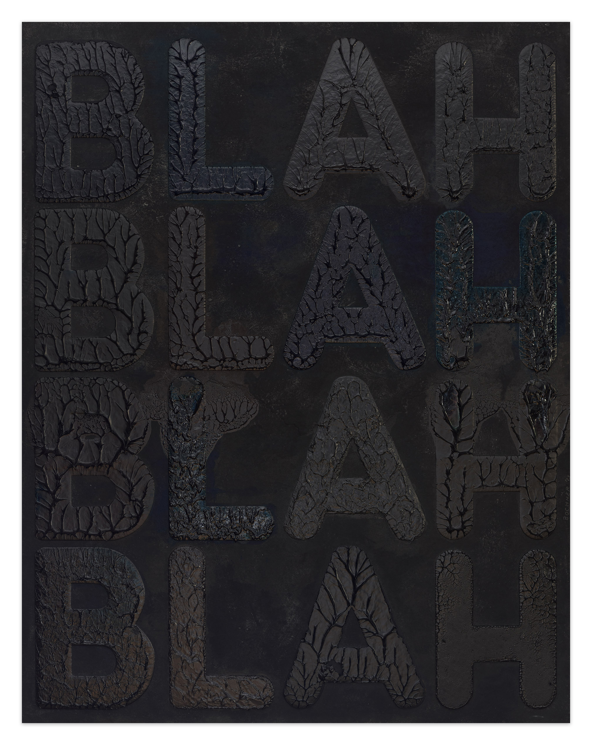 Blah, Blah, Blah by Mel Bochner