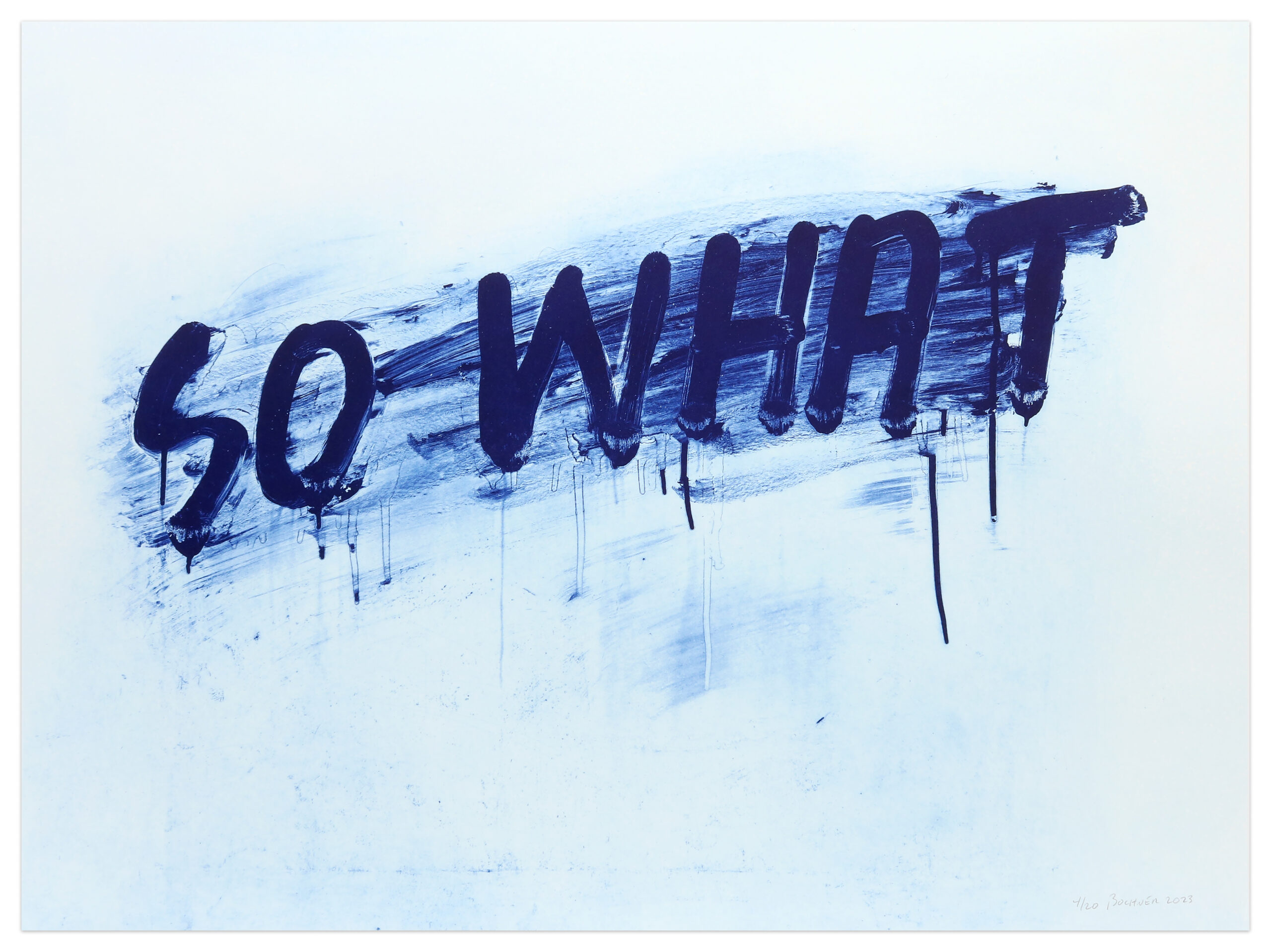 So What by Mel Bochner