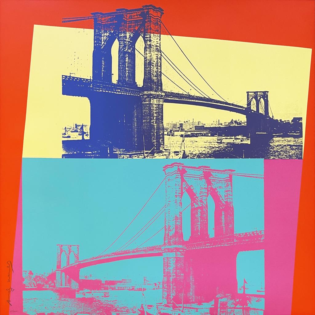 Brooklyn Bridge, II.290 by Andy Warhol