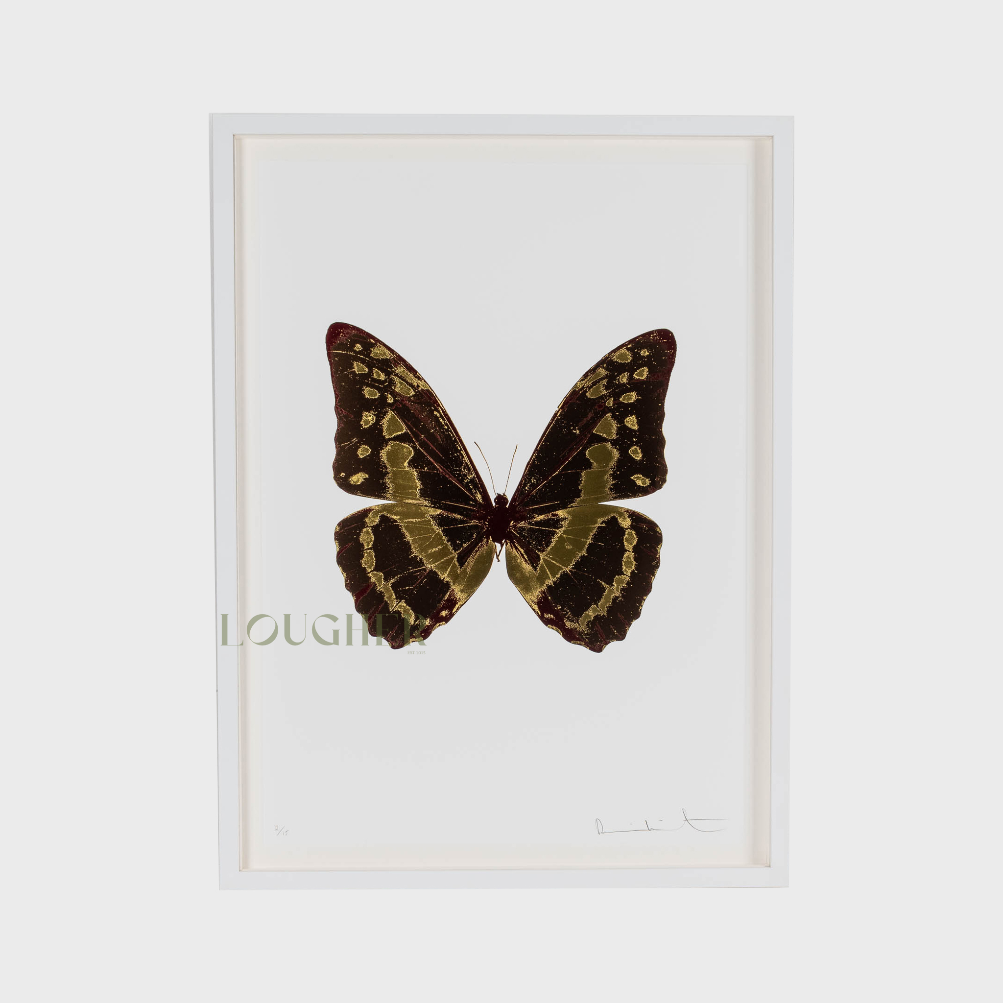 Damien Hirst, The Souls III – Chocolate/Oriental Gold/Burgundy, 2010 by Damien Hirst