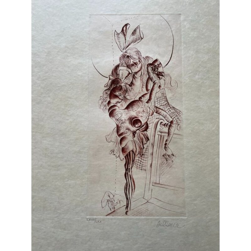 From “Unterweisungen der Sexualität II” by Hans Bellmer