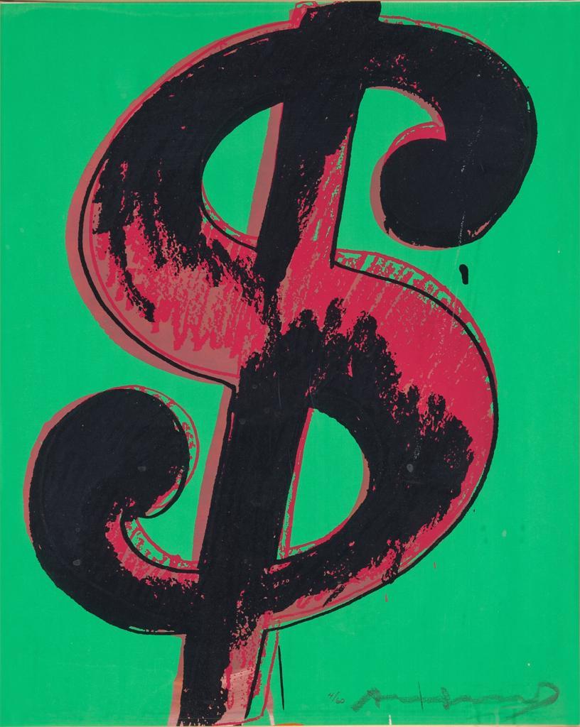 $ (1), Ii.279 by Andy Warhol